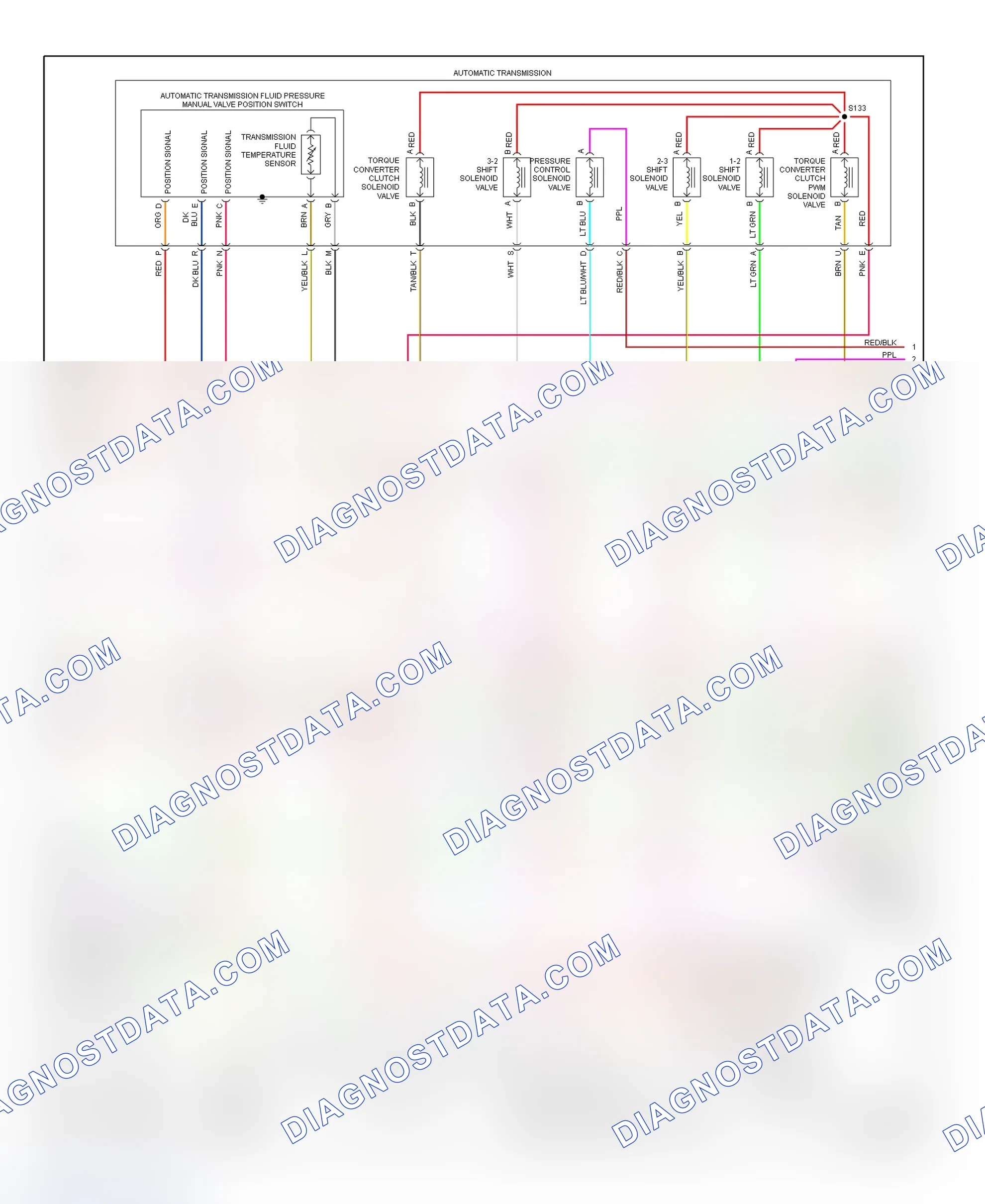 Scheme 79: PCM Wiring Diagram (Sonoma & S10 Pickup - 2.2L - 2 Of 3)