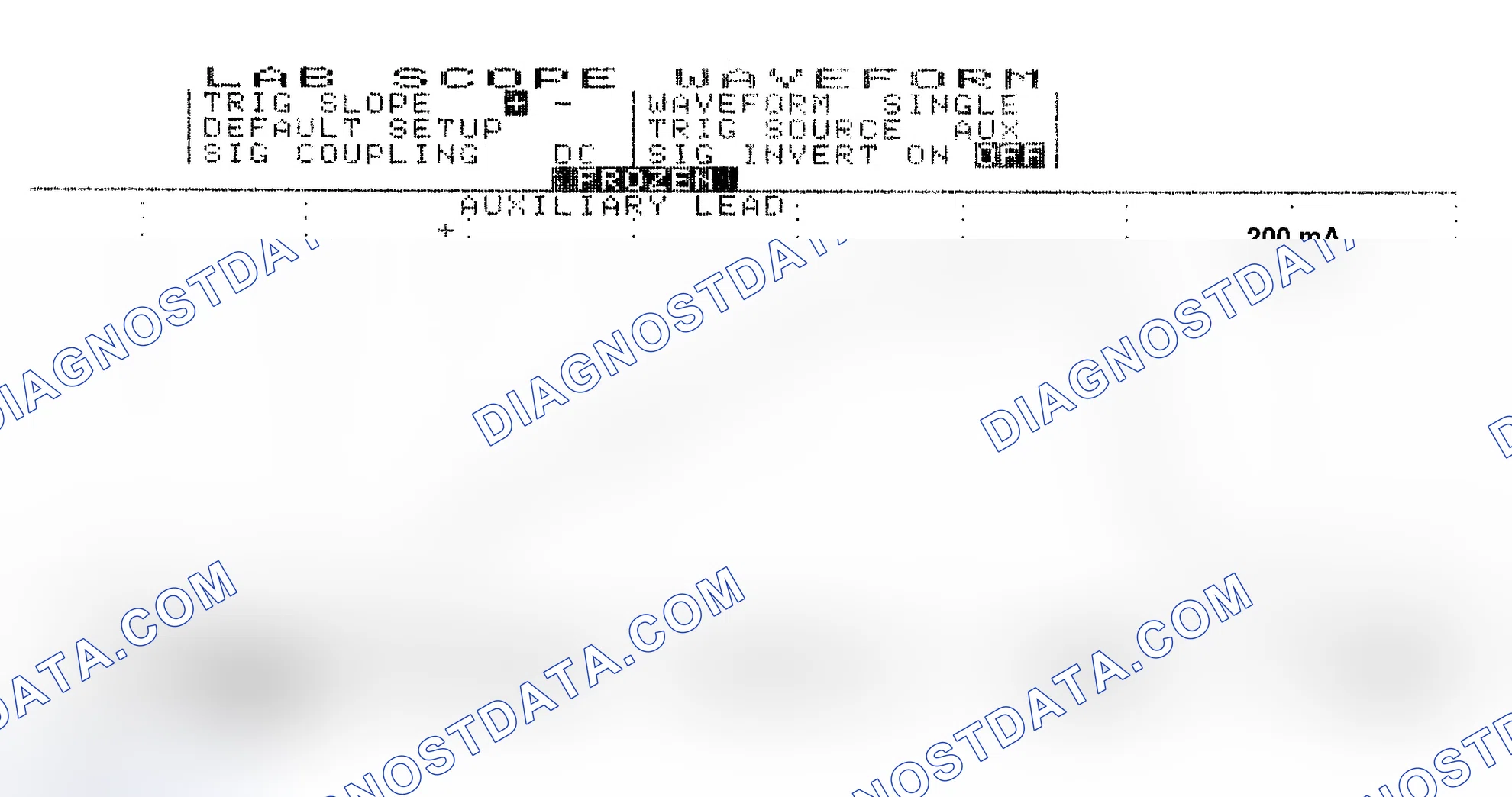 Scheme 13: Single Injector w/Normal Current Flow - Current Pattern