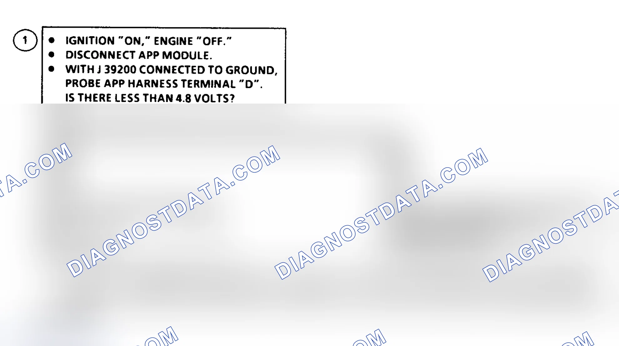 Scheme 225: DTC 99 Flow Chart ("C" & "K" Series) APP No. 2 (5-Volt Reference Fault)