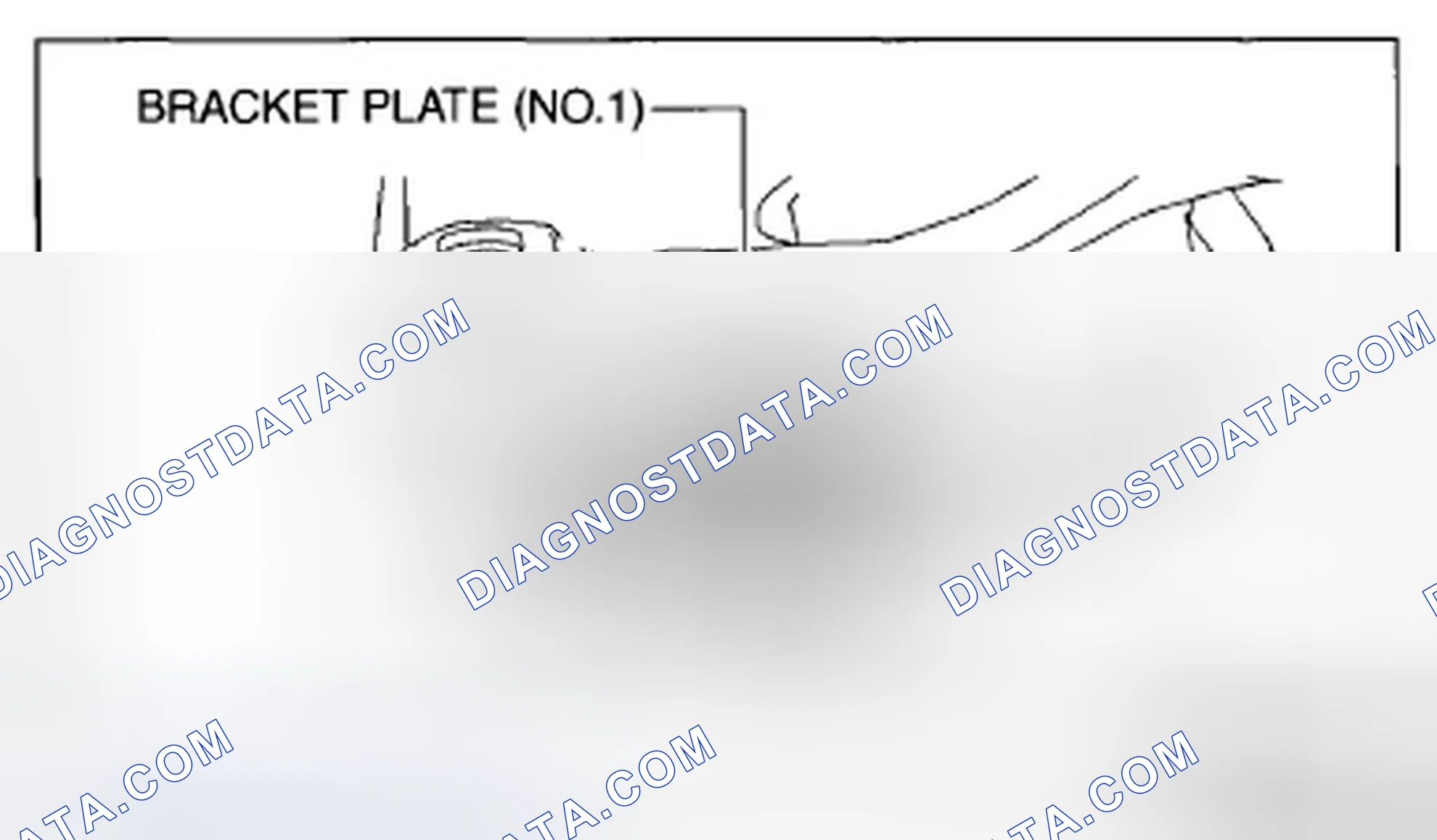 Scheme 172: No.1 engine mount rubber removal note (2WD)
