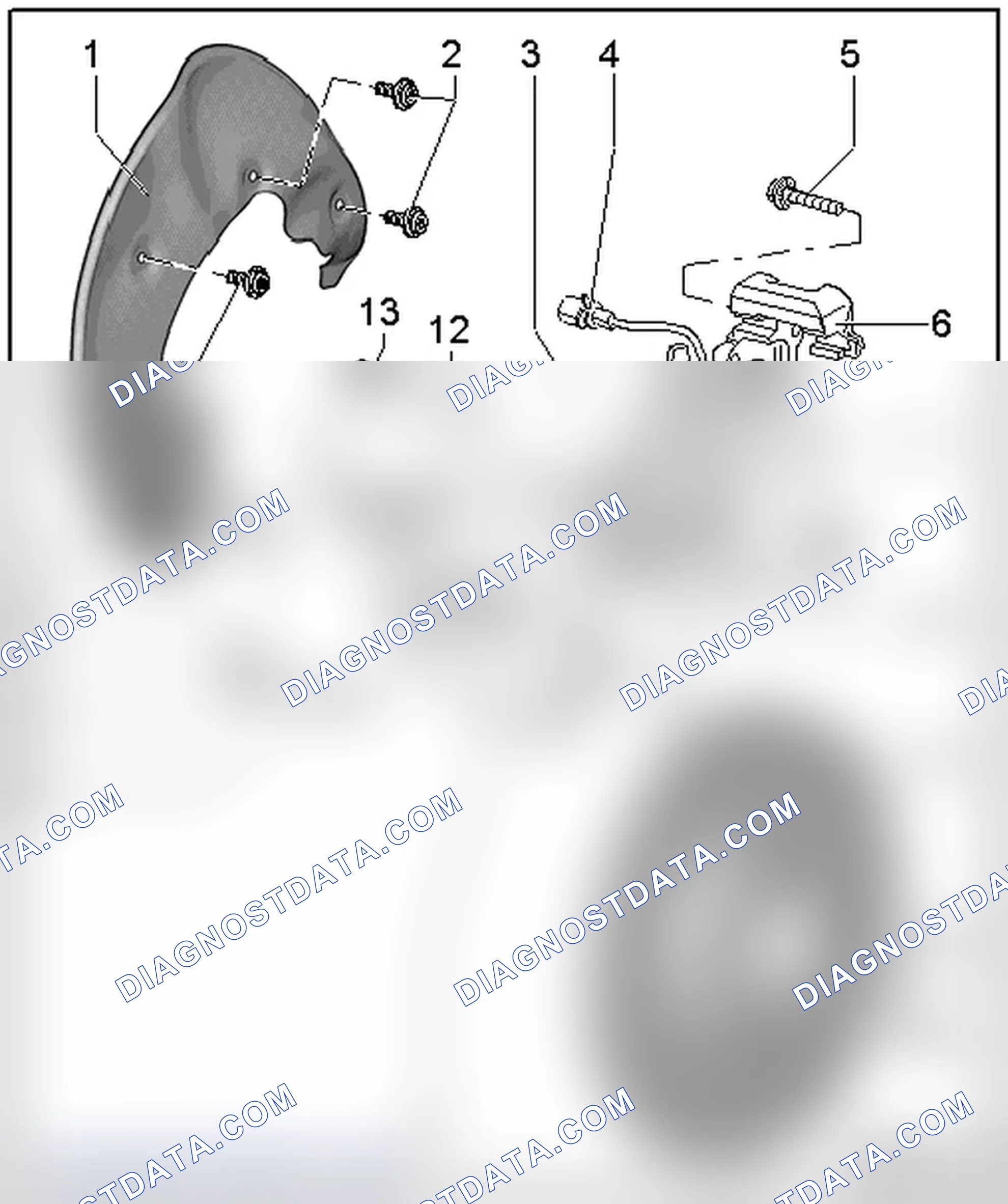 Scheme 98: FRONT BRAKES ASSEMBLY OVERVIEW (FN3-57)