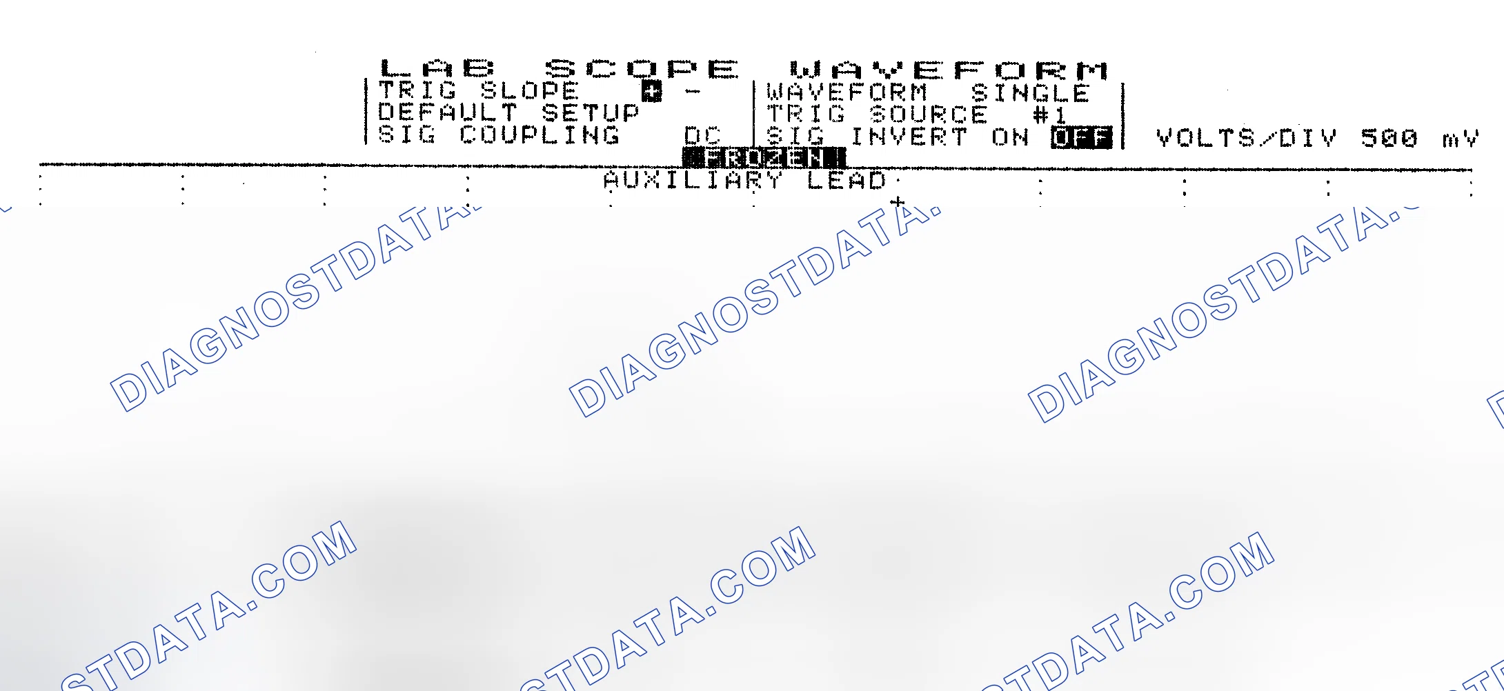 Scheme 10: Single Injector w/Excessive Current Flow - Current Pattern