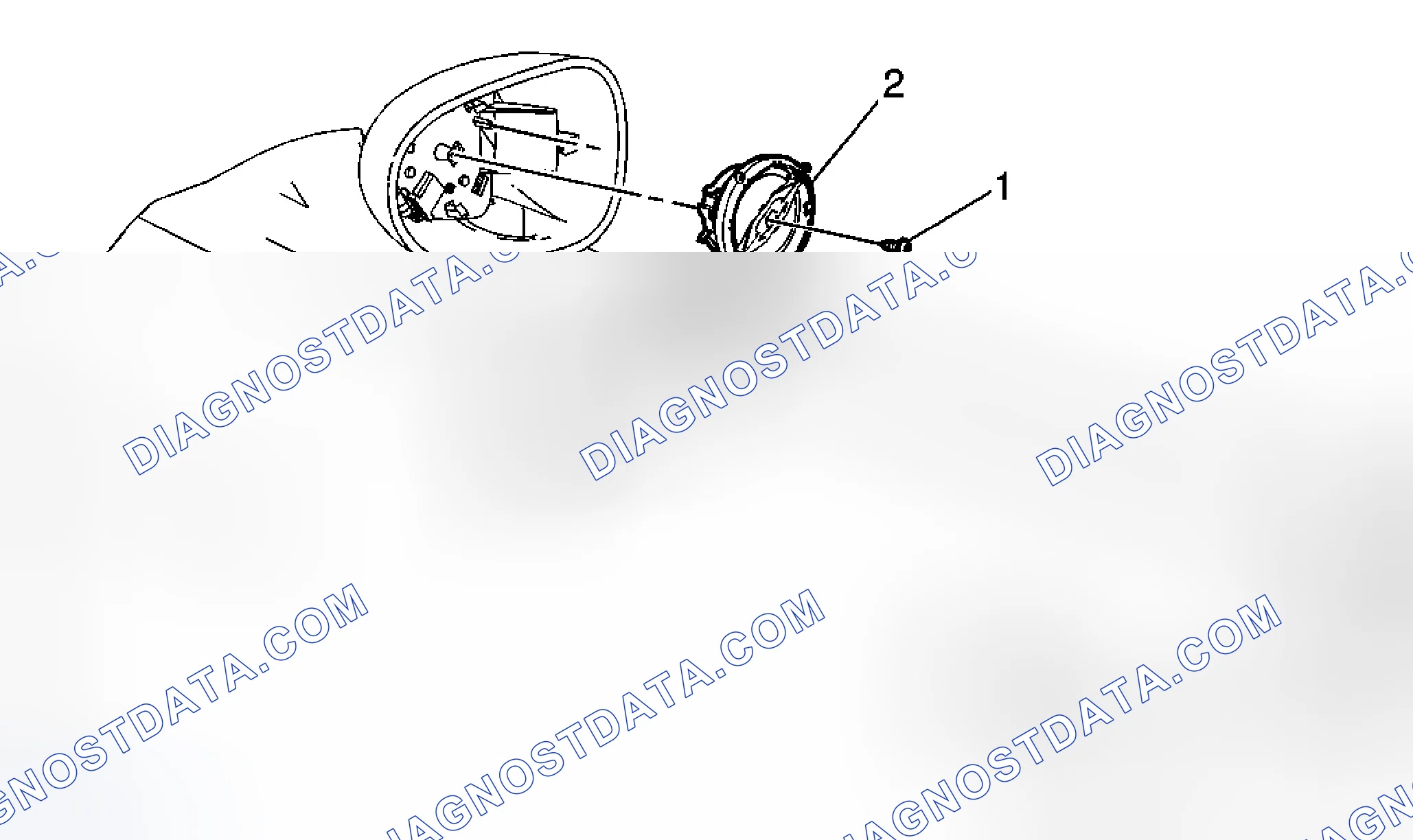 Scheme 11: Outside Rearview Mirror Motor Replacement