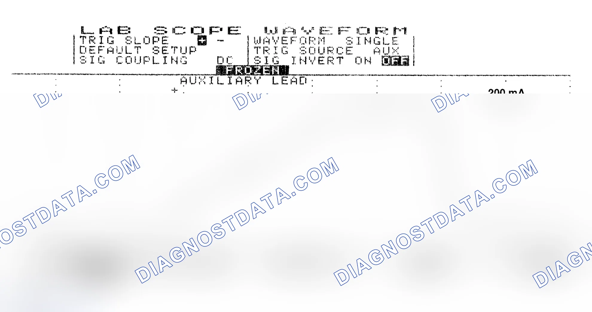 Scheme 13: Single Injector w/Normal Current Flow - Current Pattern