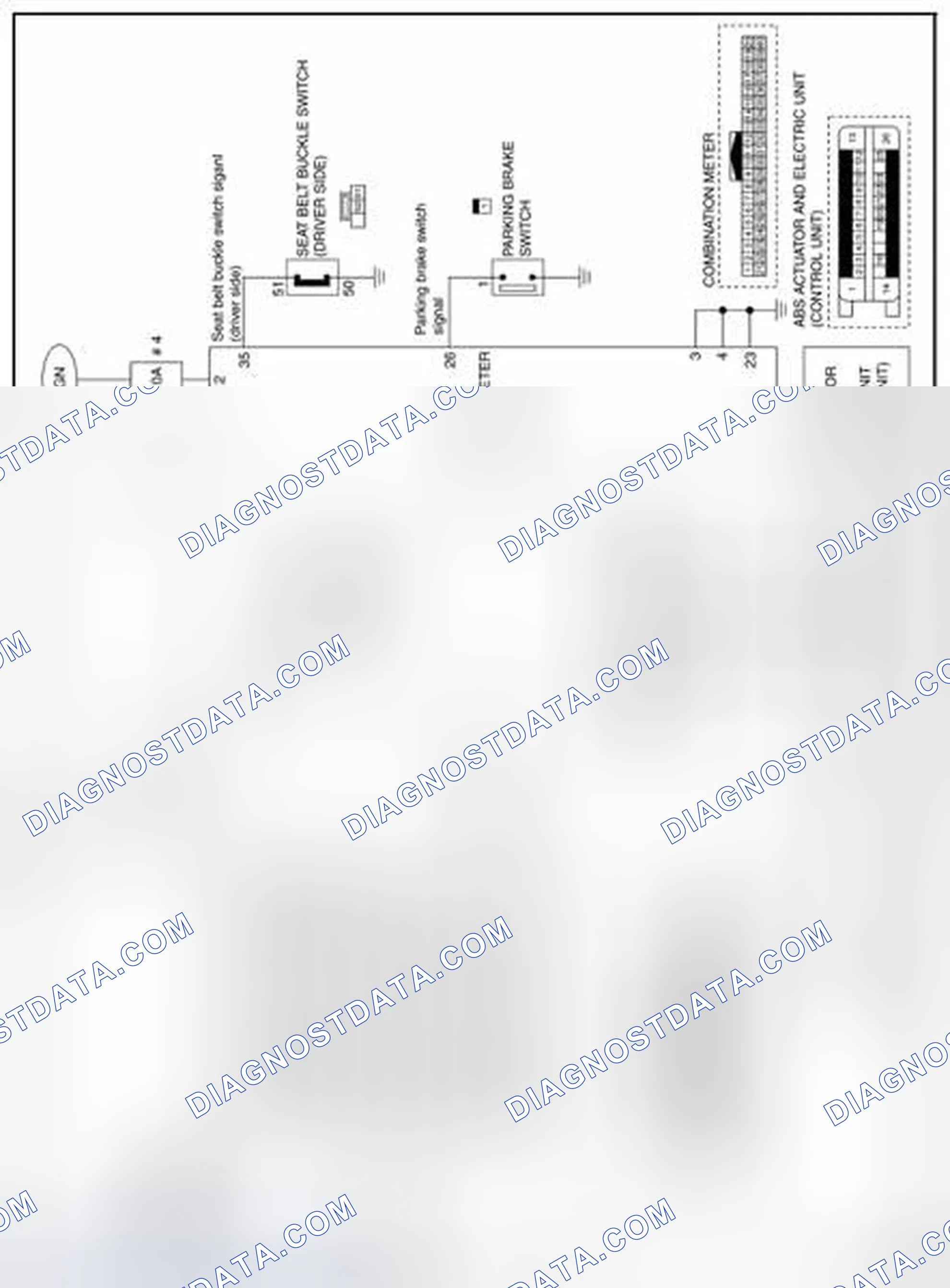 Scheme 40: WARNING CHIME SYSTEM: Circuit Diagram