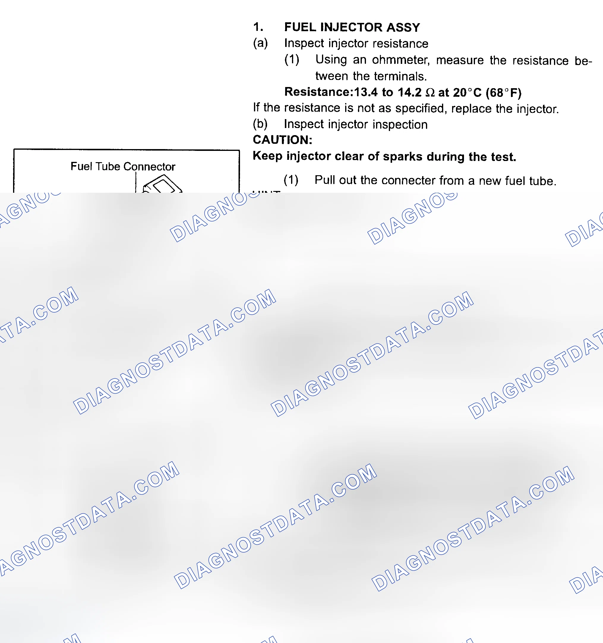 Scheme 558: Fuel Injectors (Camry - Jan. 2003 & Later Production)