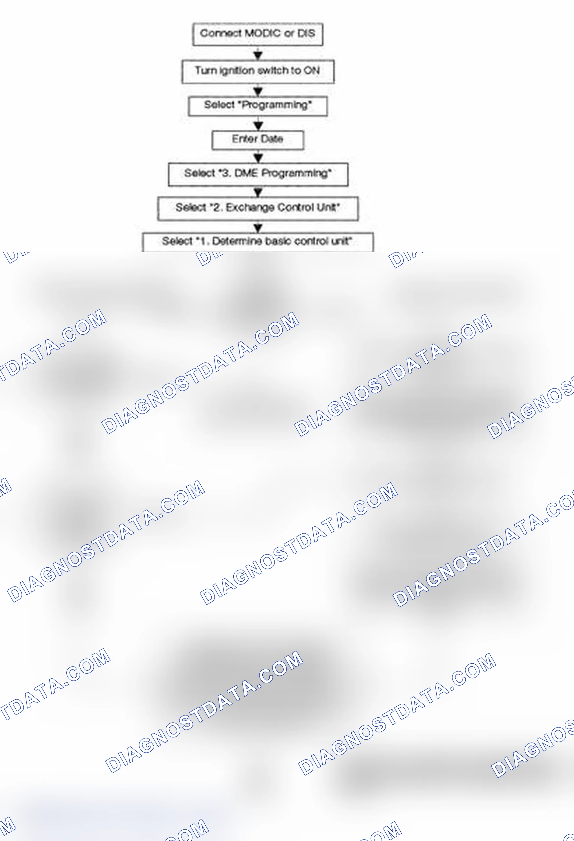 Scheme 158: Procedure for Flash Programming a Control Unit.