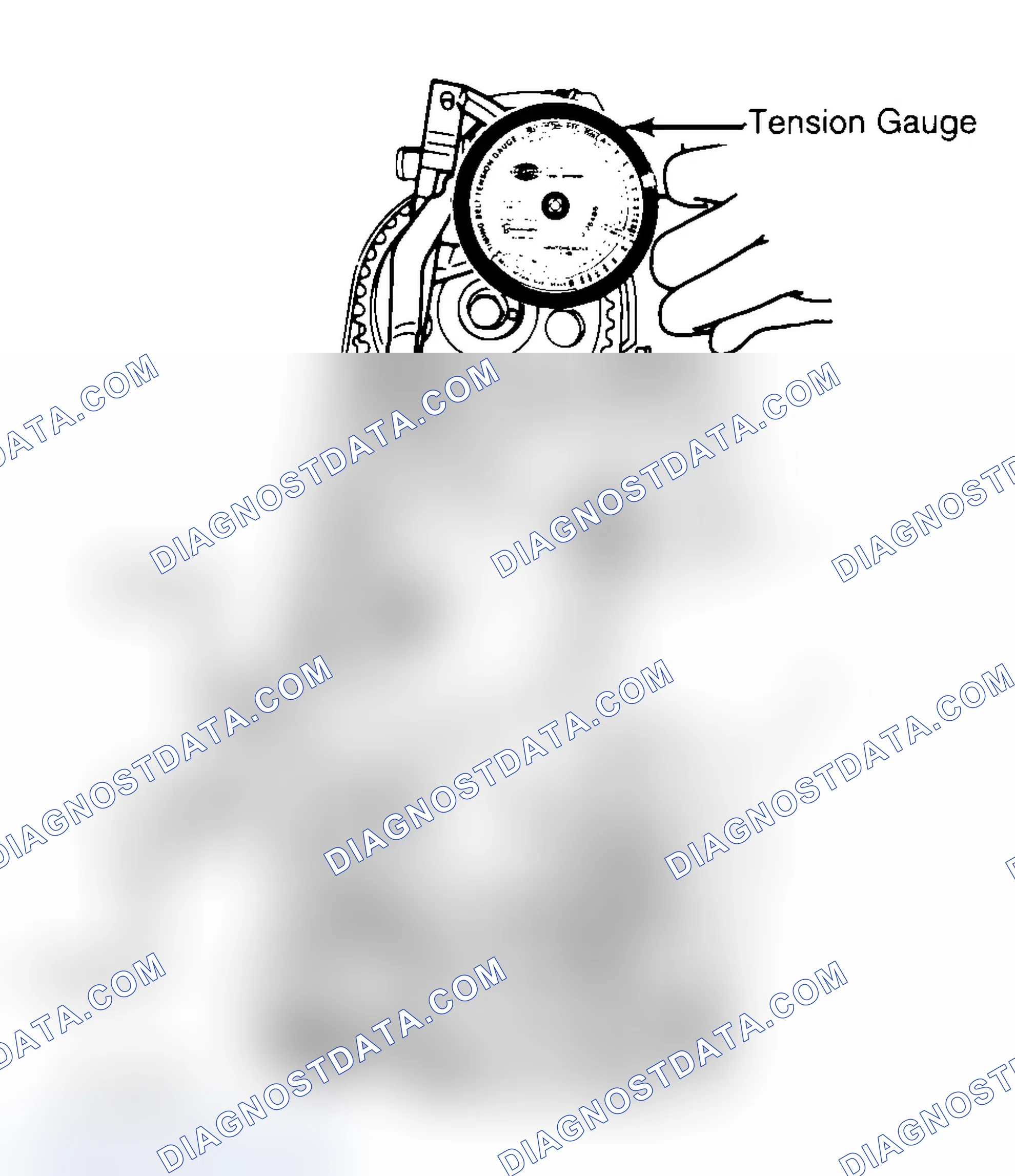 Scheme 28: Adjusting Typical Timing Belt Tension