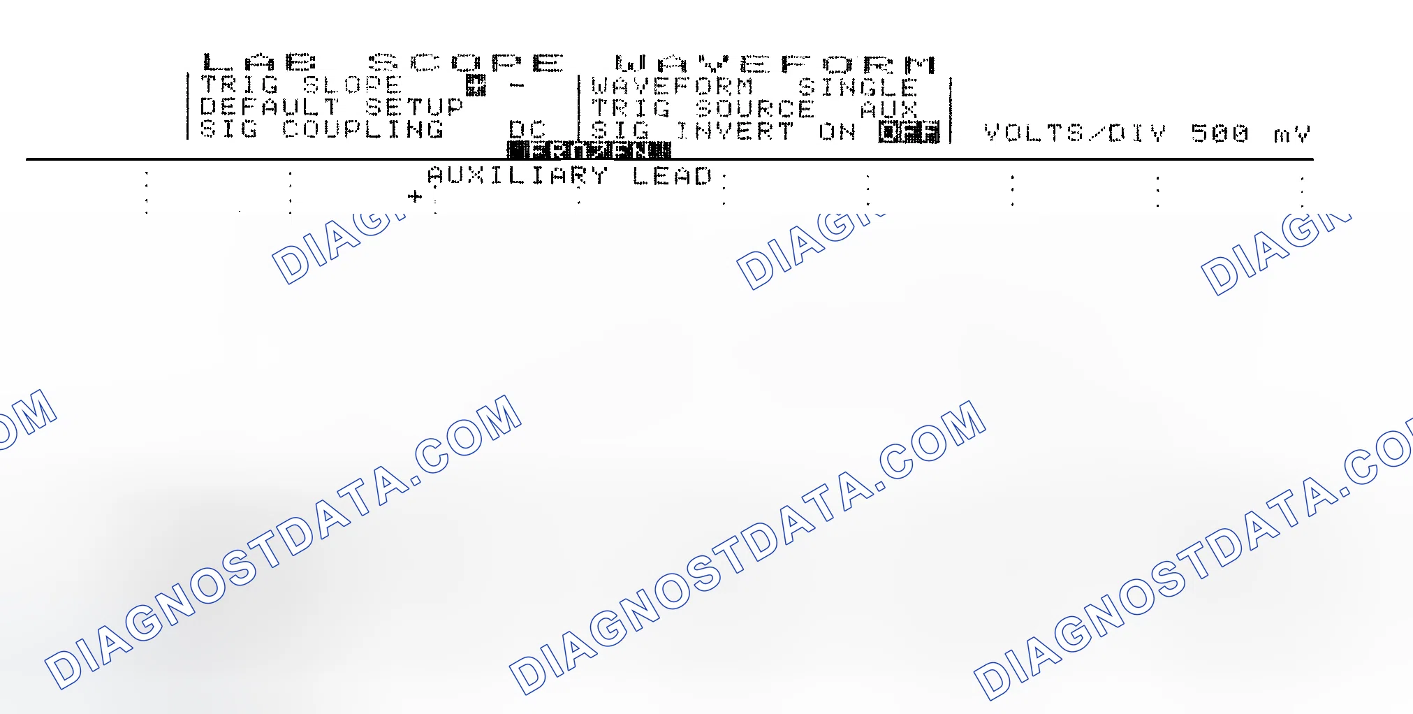 Scheme 14: Single Injector w/Excessive Current Flow - Current Pattern