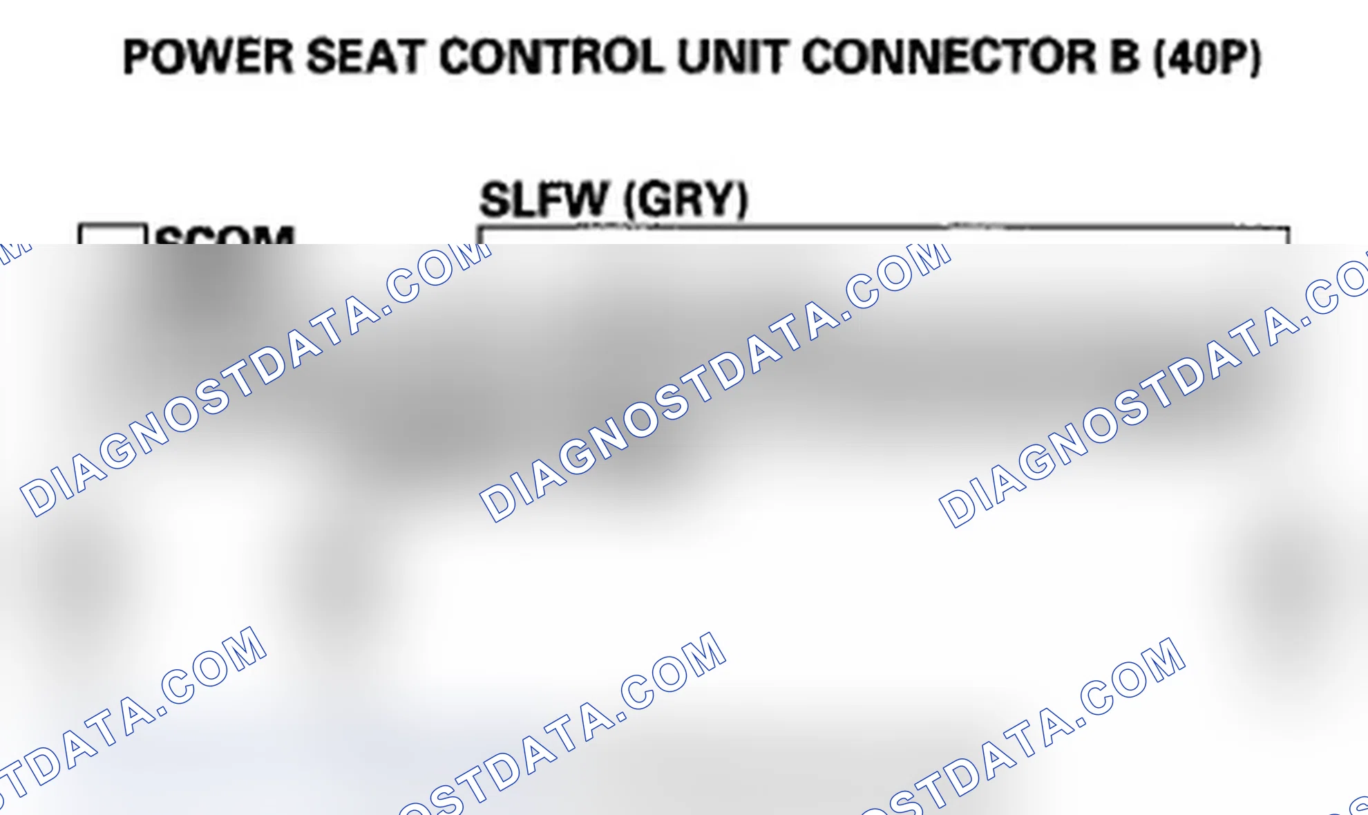 Scheme 71: DTC B1844: Power Seat Slide Switch Circuit Malfunction