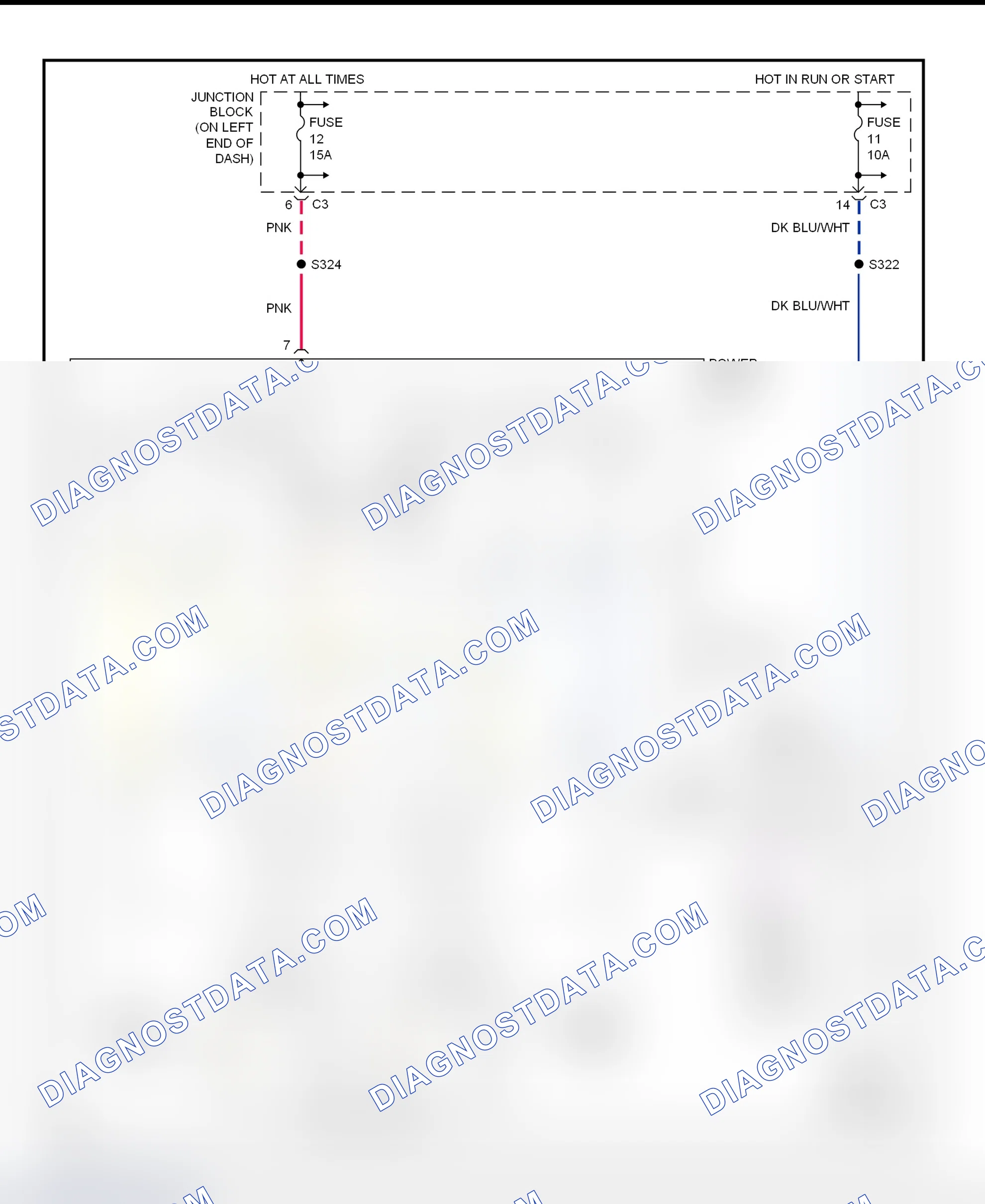 Scheme 3: Power Mirror System Wiring Diagram (Durango)