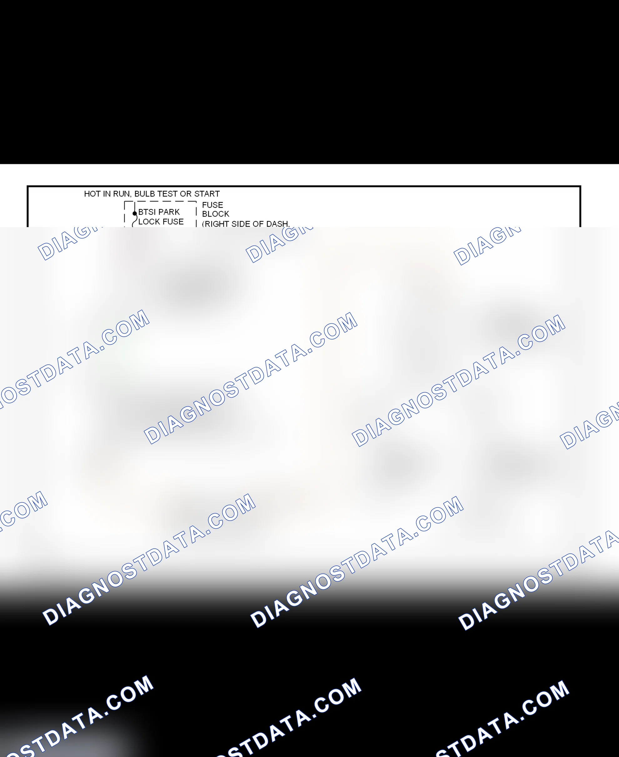 Fig. 35: Shift Interlock System Wiring Diagram (1999 Intrigue)