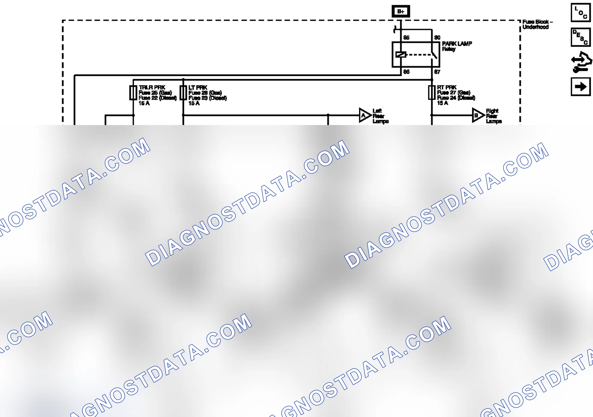 Scheme 5: Park Lamp Controls And Front Park Lamps