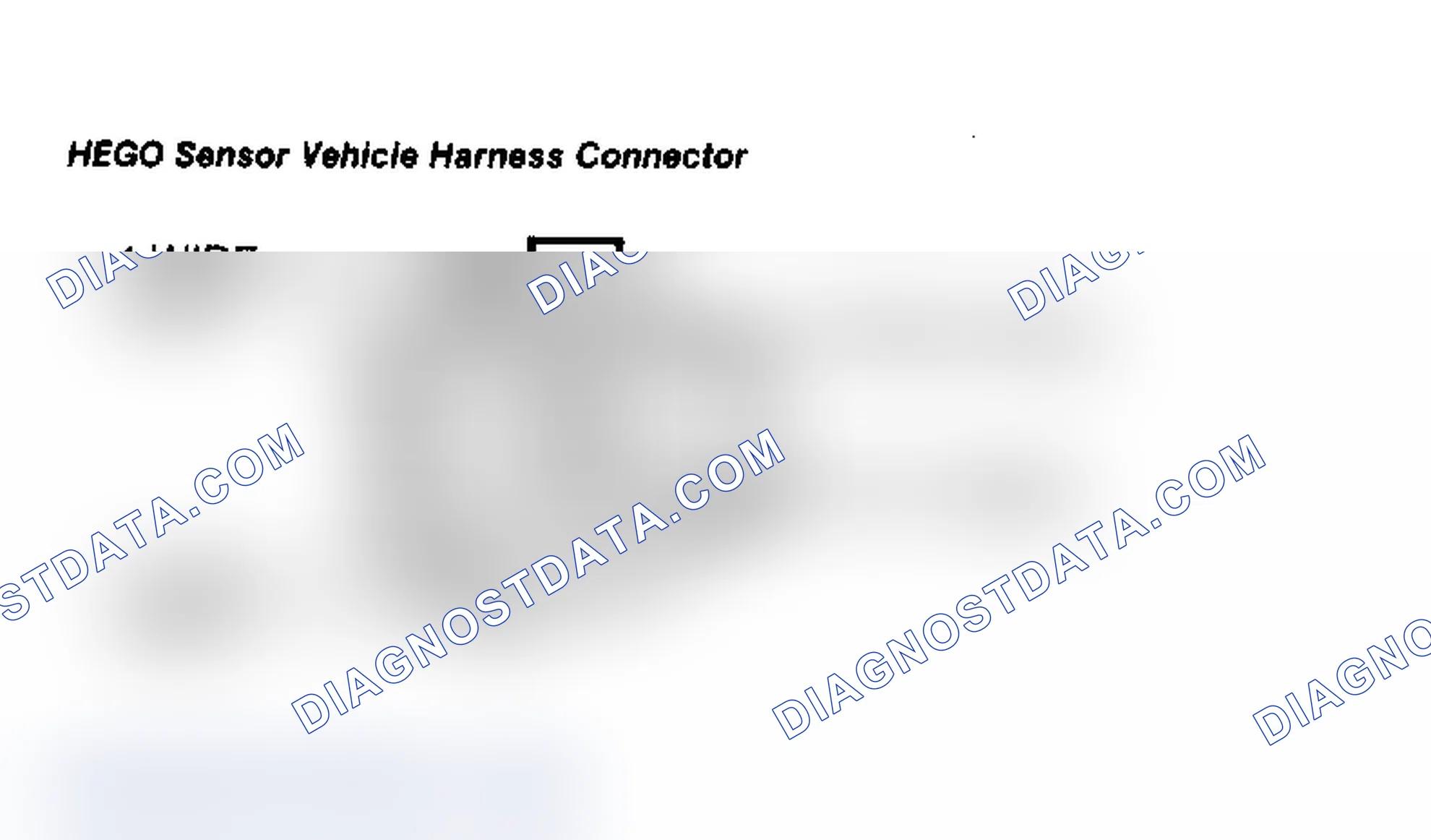 Scheme 54: HEGO Sensor Vehicle Harness Connector