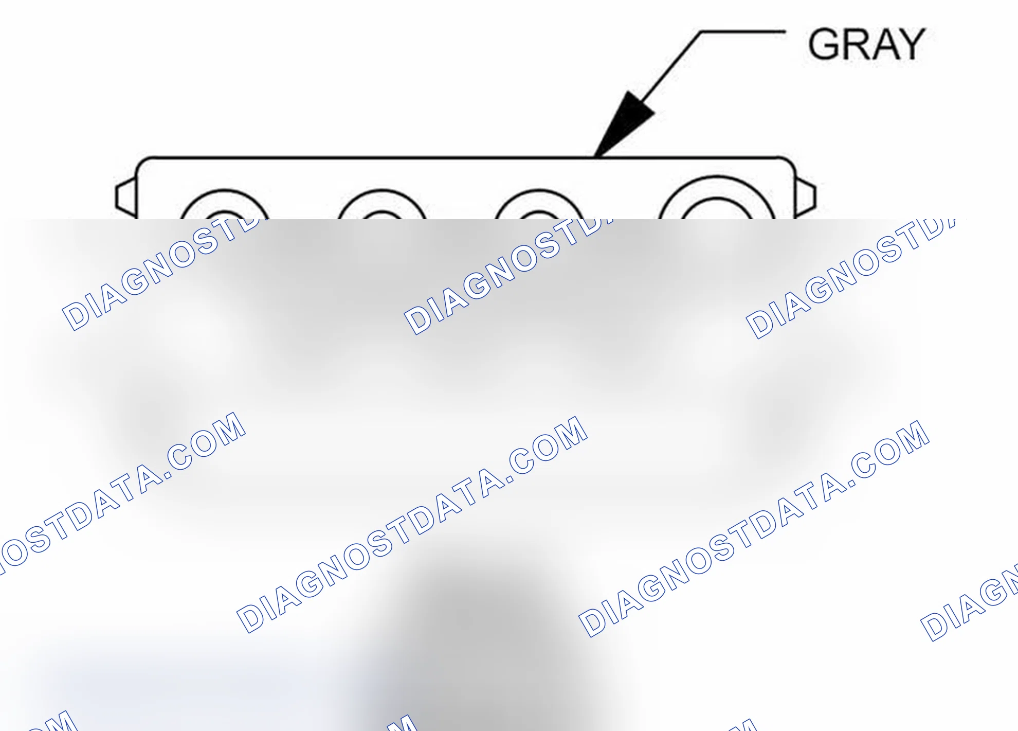Scheme 210: Relay Control Module E Connector End View