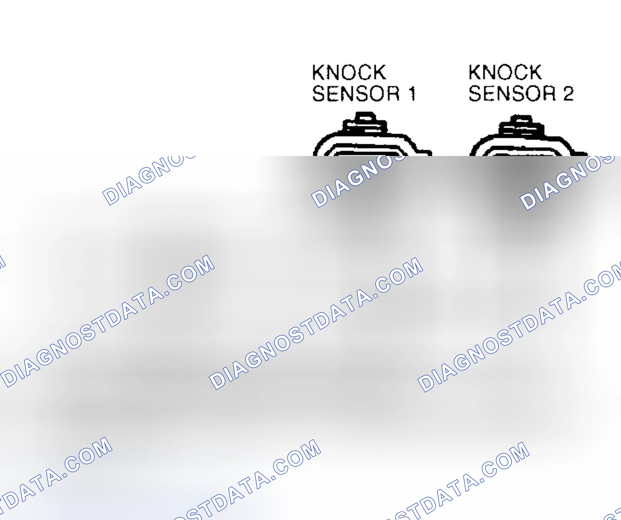 Scheme 325: Dual KS Sensor Test Circuits & Connector Terminals