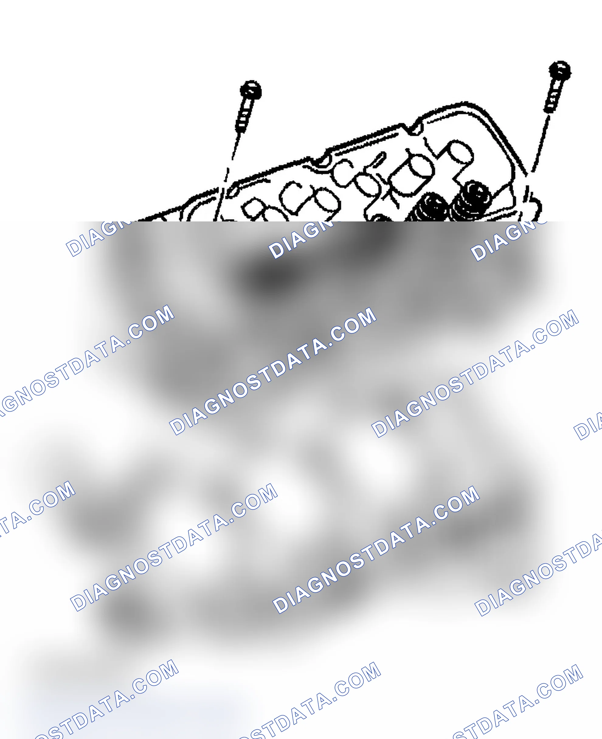 Scheme 519: Cylinder Head (Right Side) - Removal