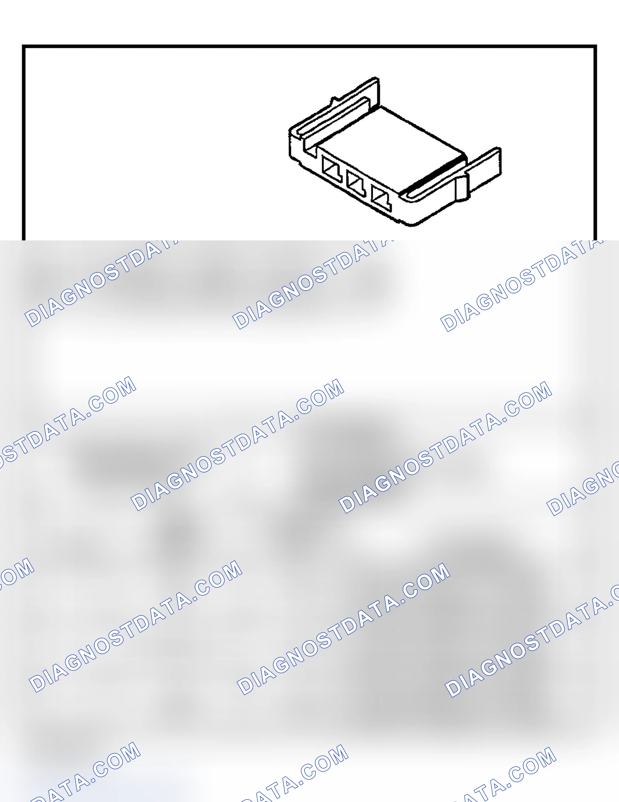 Scheme 659: Automatic Transmission Internal Connector End Views