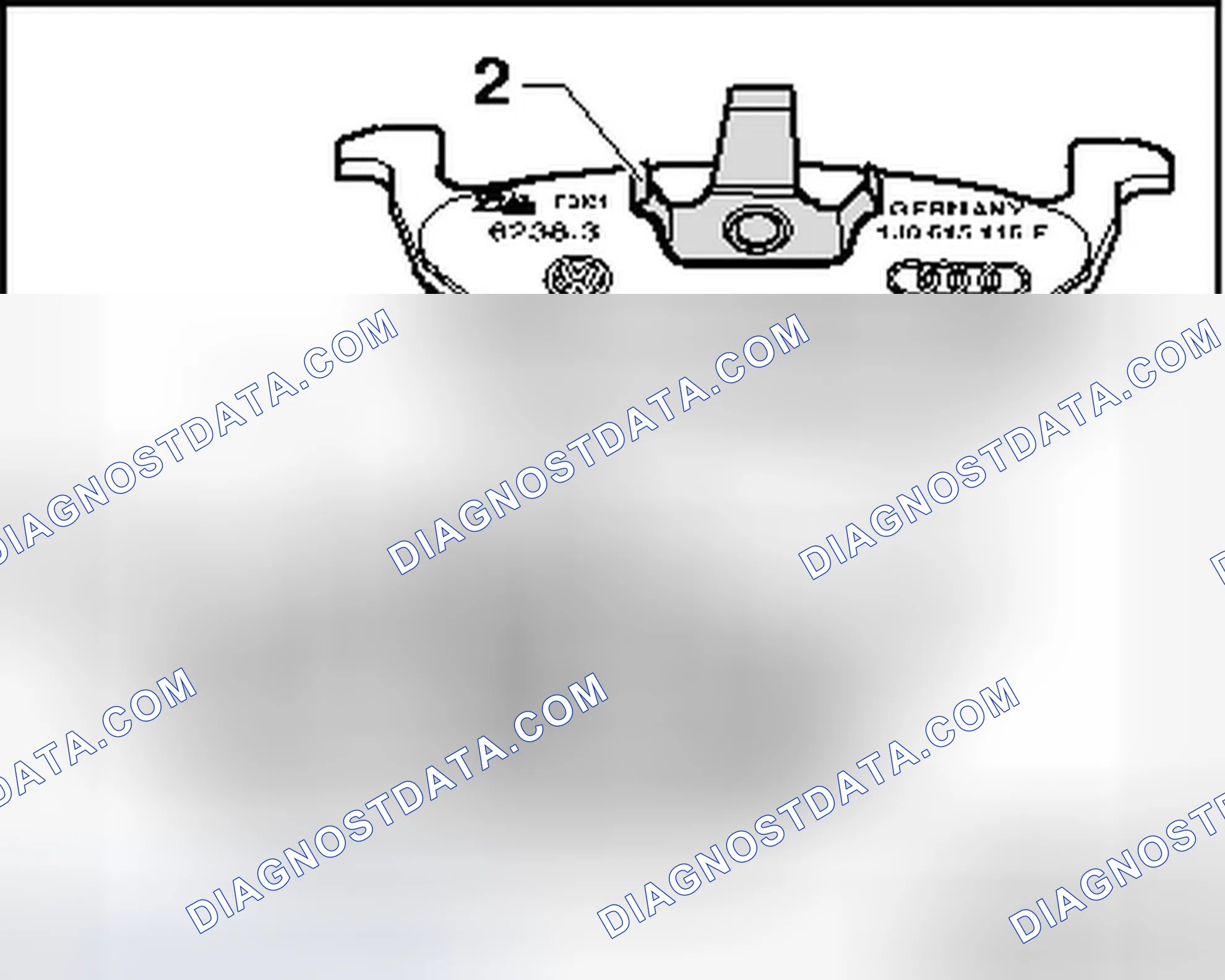 Scheme 2: Installed Position of Brake Pads