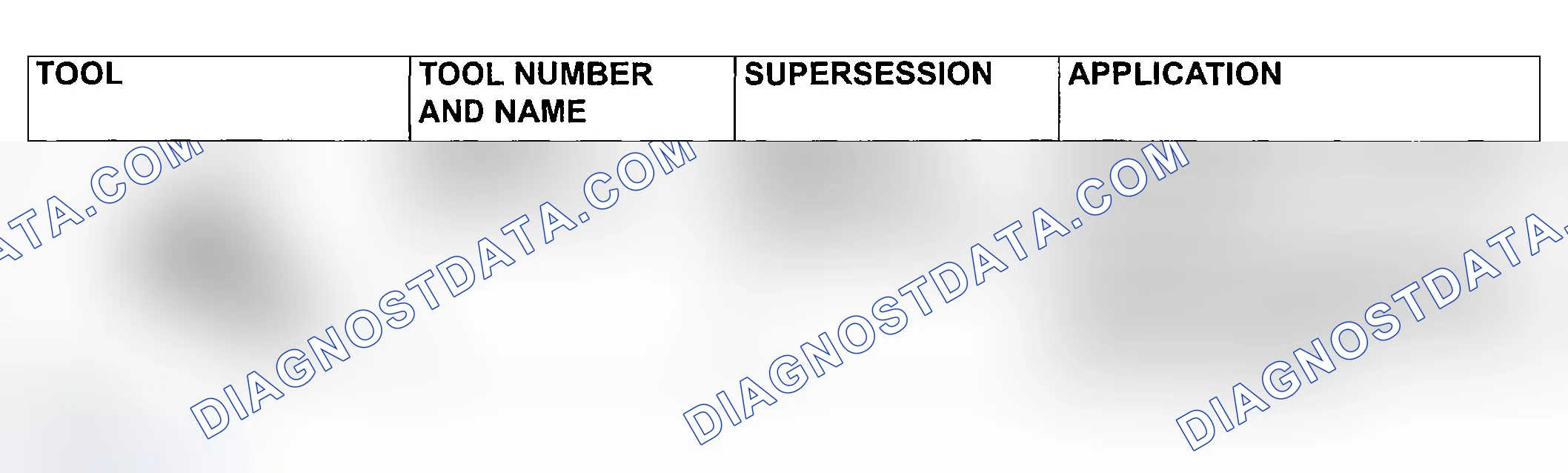 Scheme 1101: SPECIAL TOOL