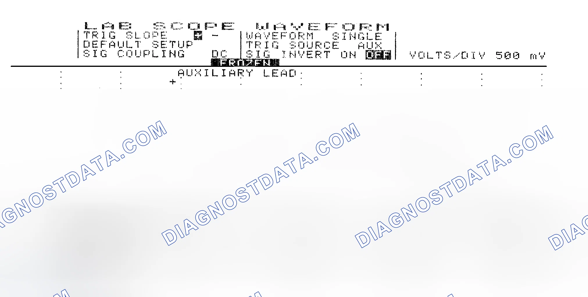 Scheme 14: Single Injector w/Excessive Current Flow - Current Pattern
