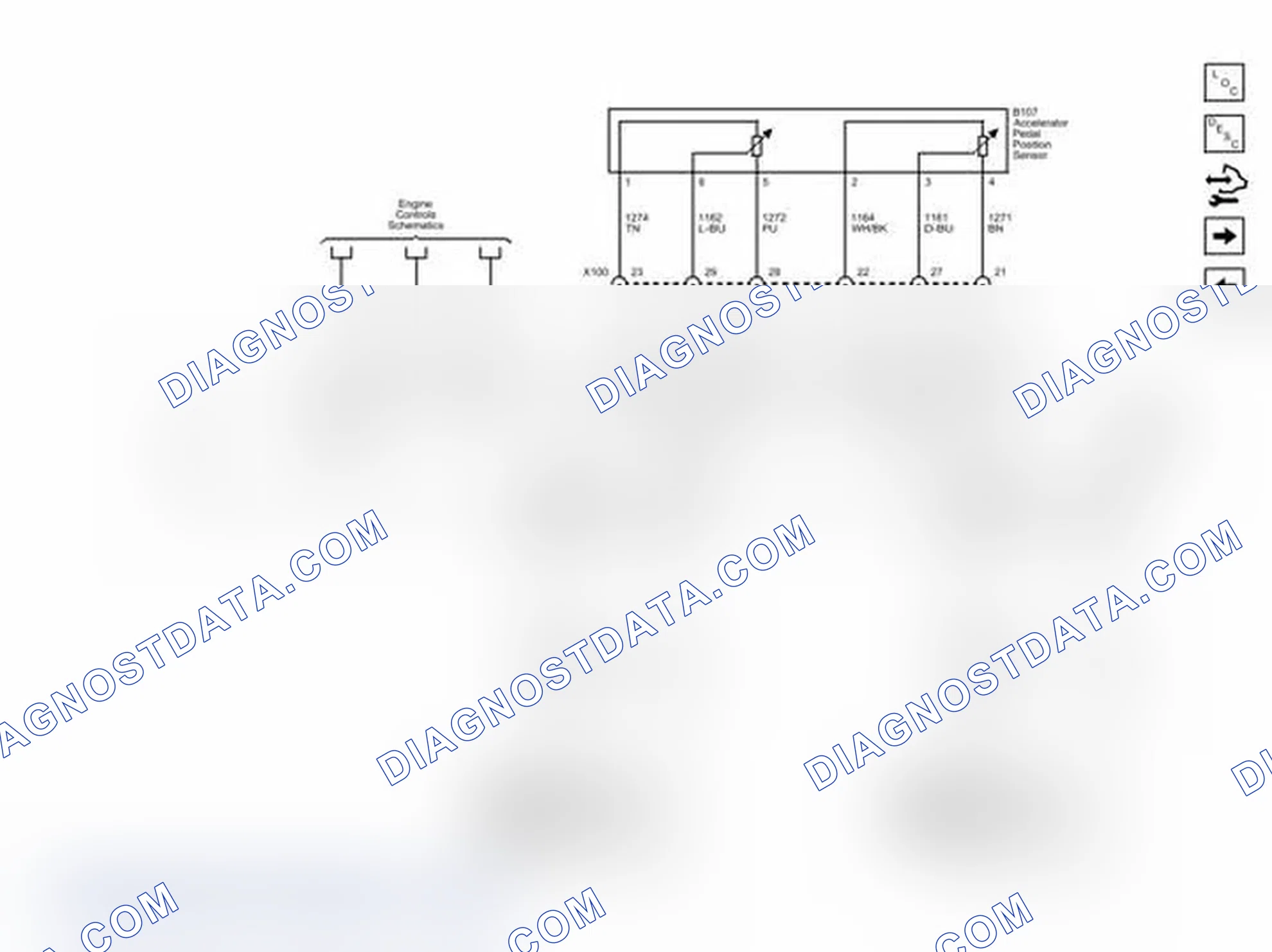 Scheme 39: Engine Data Sensors - Pedal Position and Injector Timing