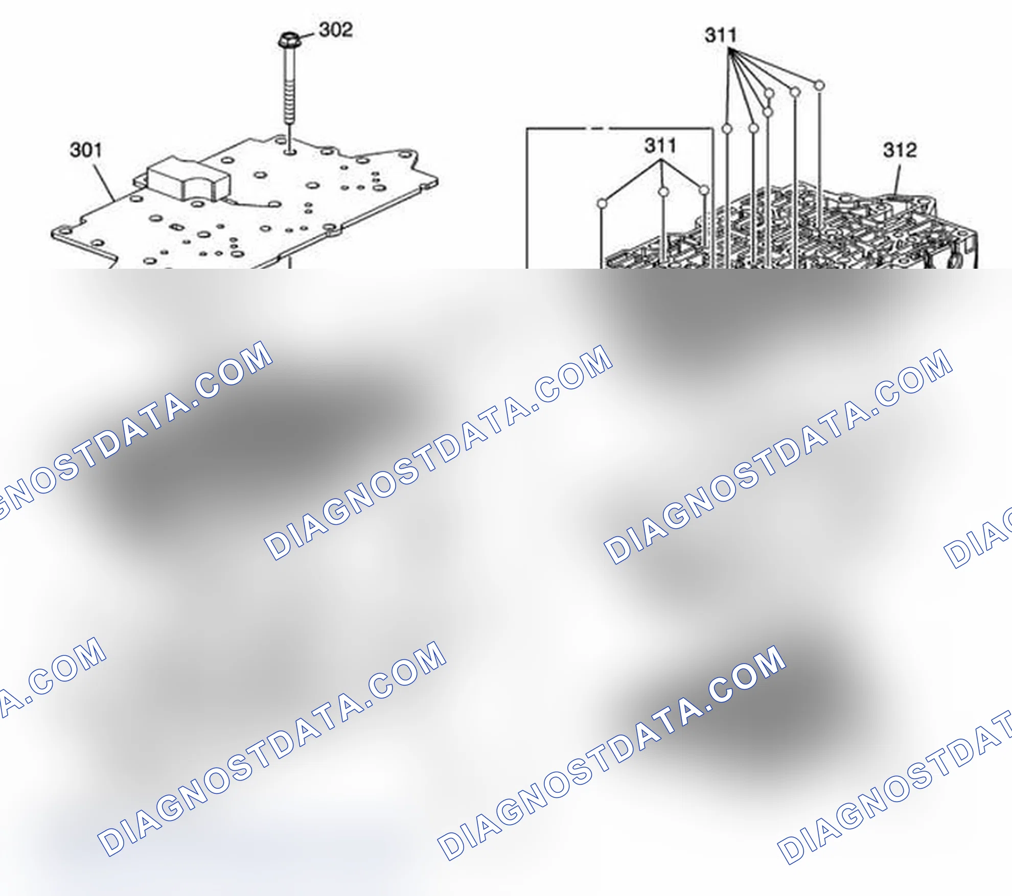Scheme 77: Control Valve Body Assembly