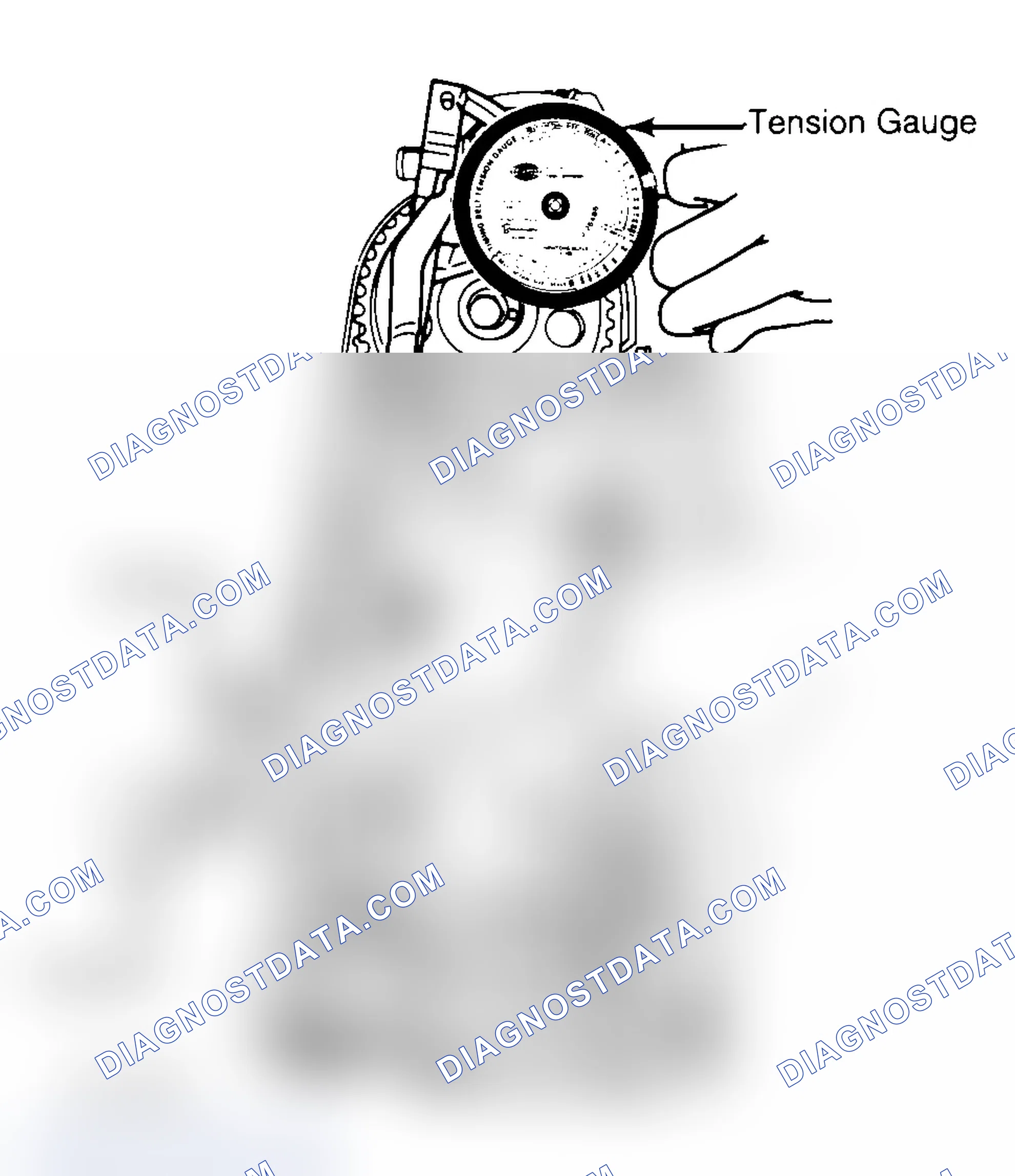 Scheme 28: Adjusting Typical Timing Belt Tension