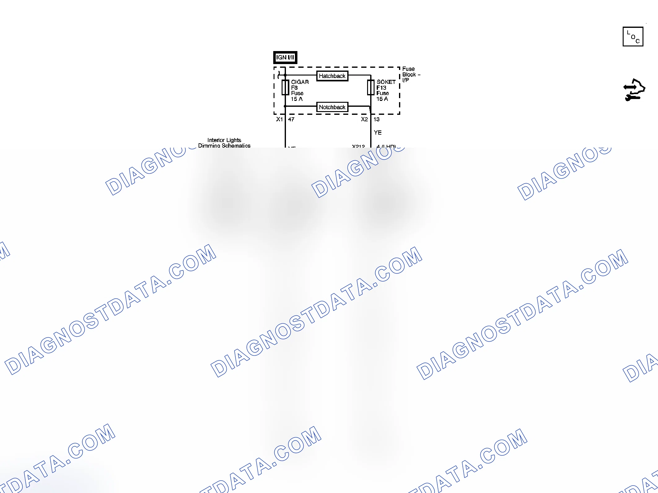 Scheme 1: Cigar Lighter/Power Outlet Schematics