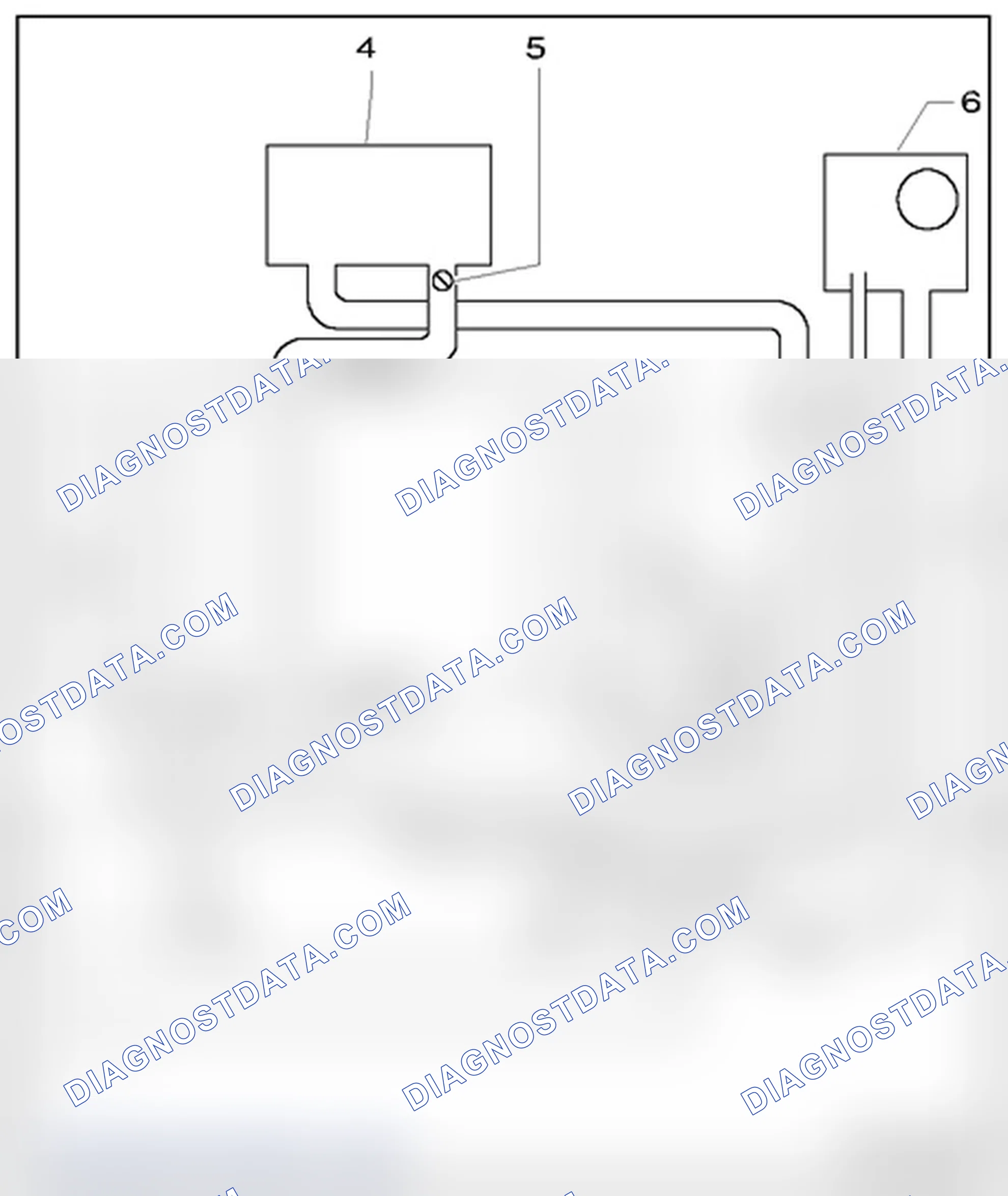 Scheme 281: Coolant Hose Connection Diagram