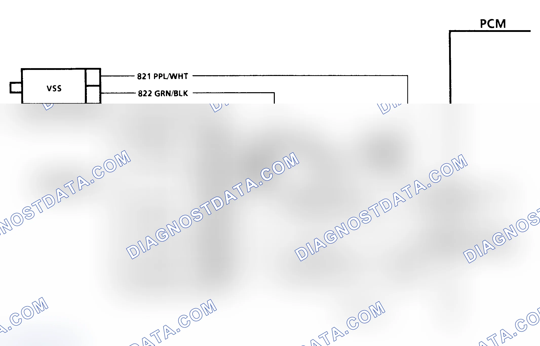 Scheme 222: CODE 16, Schematic, Trans. Output Speed (4.3L S & T Series Util. W/ M/T; 4.3L W/ 4L60E Trans.