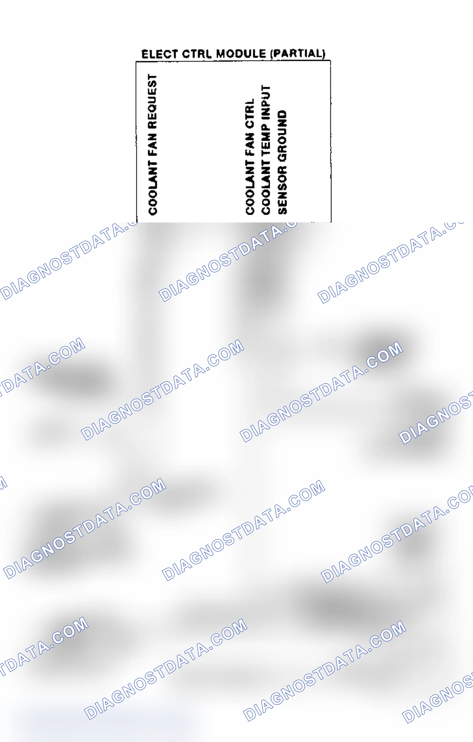 Scheme 5: Cooling Fan Wiring Diagram ("U" Series - 3.1L)