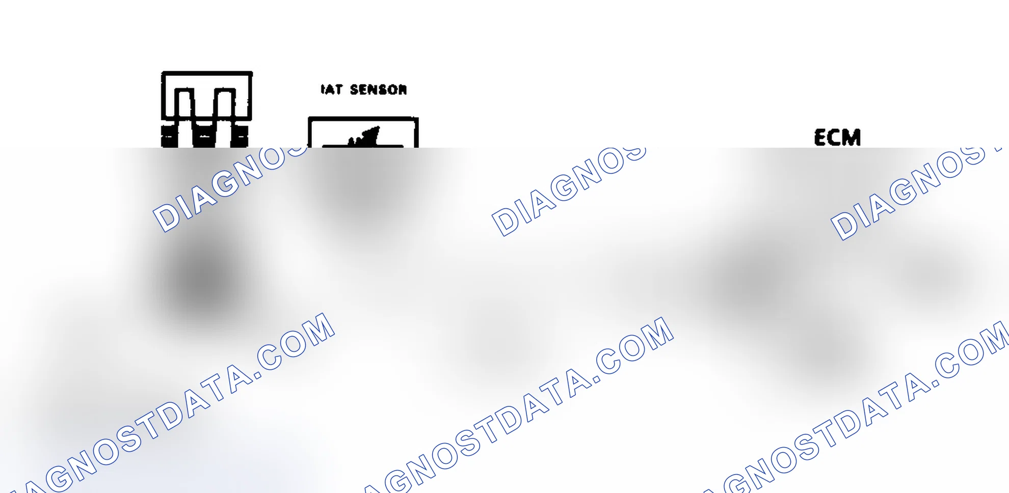 Scheme 304: CODE 23 - MAT Sensor Temp. Low Schematic (4.3L Turbo)
