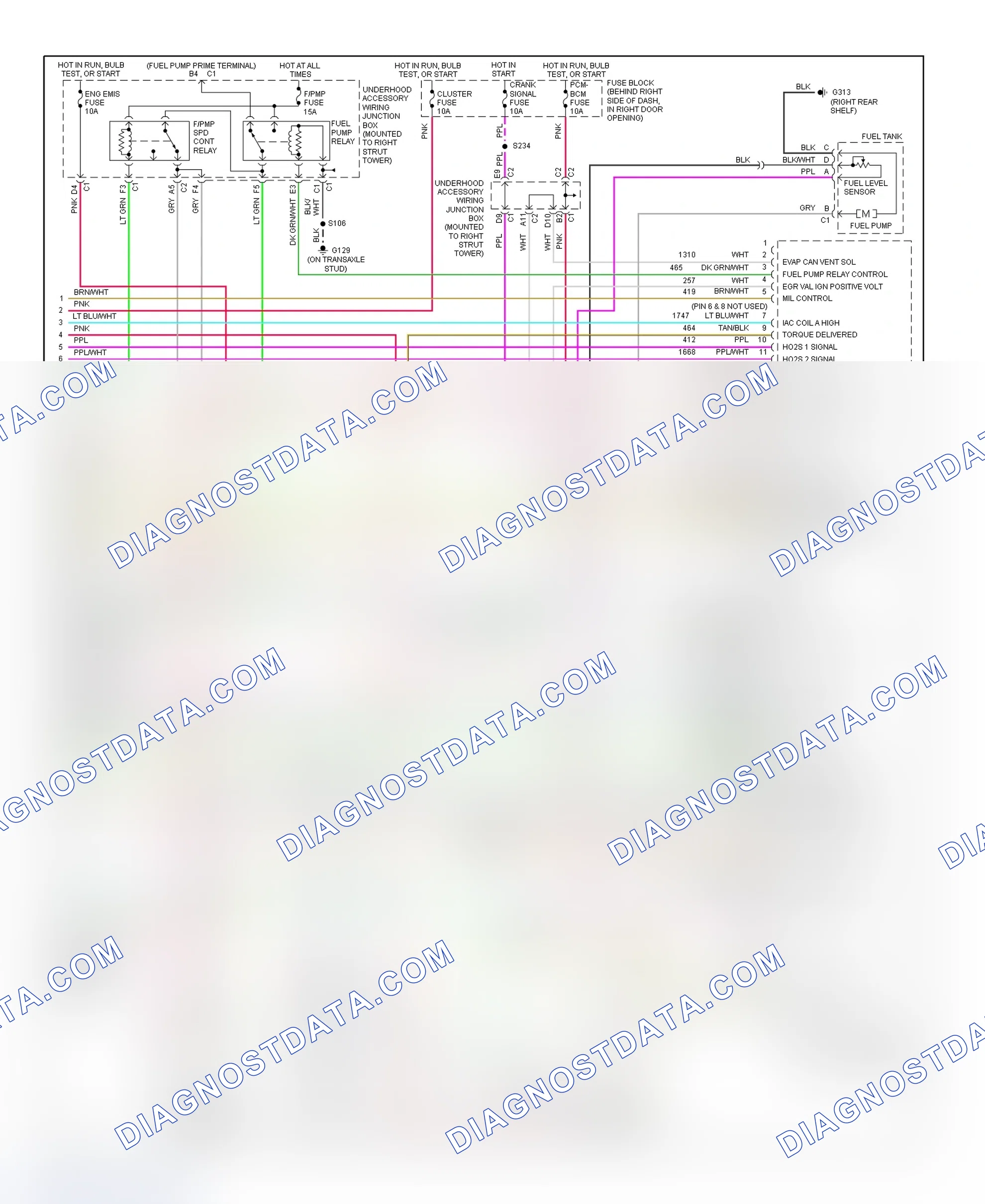 Scheme 163: PCM Wiring Diagram (Regal - 3.8L VIN 1 - 4 Of 4)