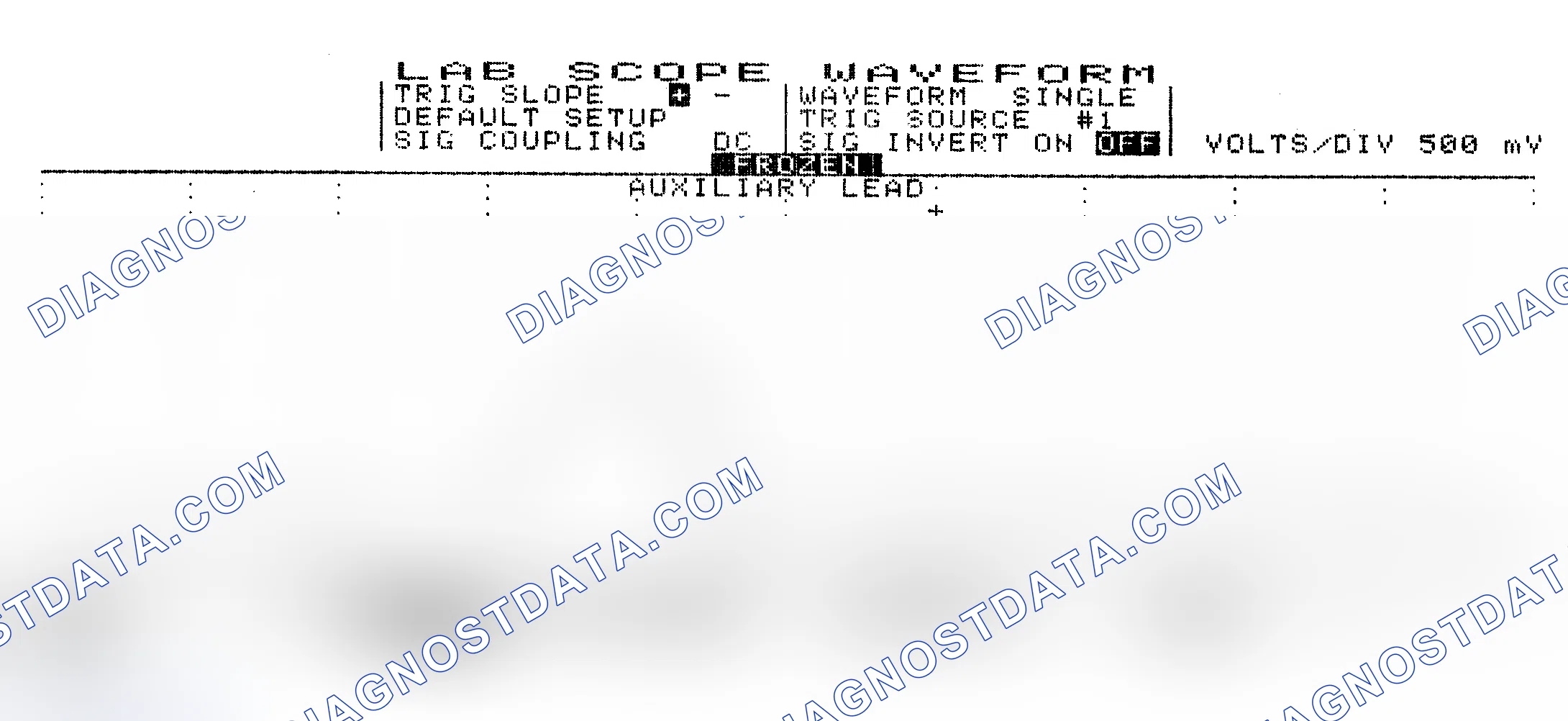 Scheme 10: Single Injector w/Excessive Current Flow - Current Pattern