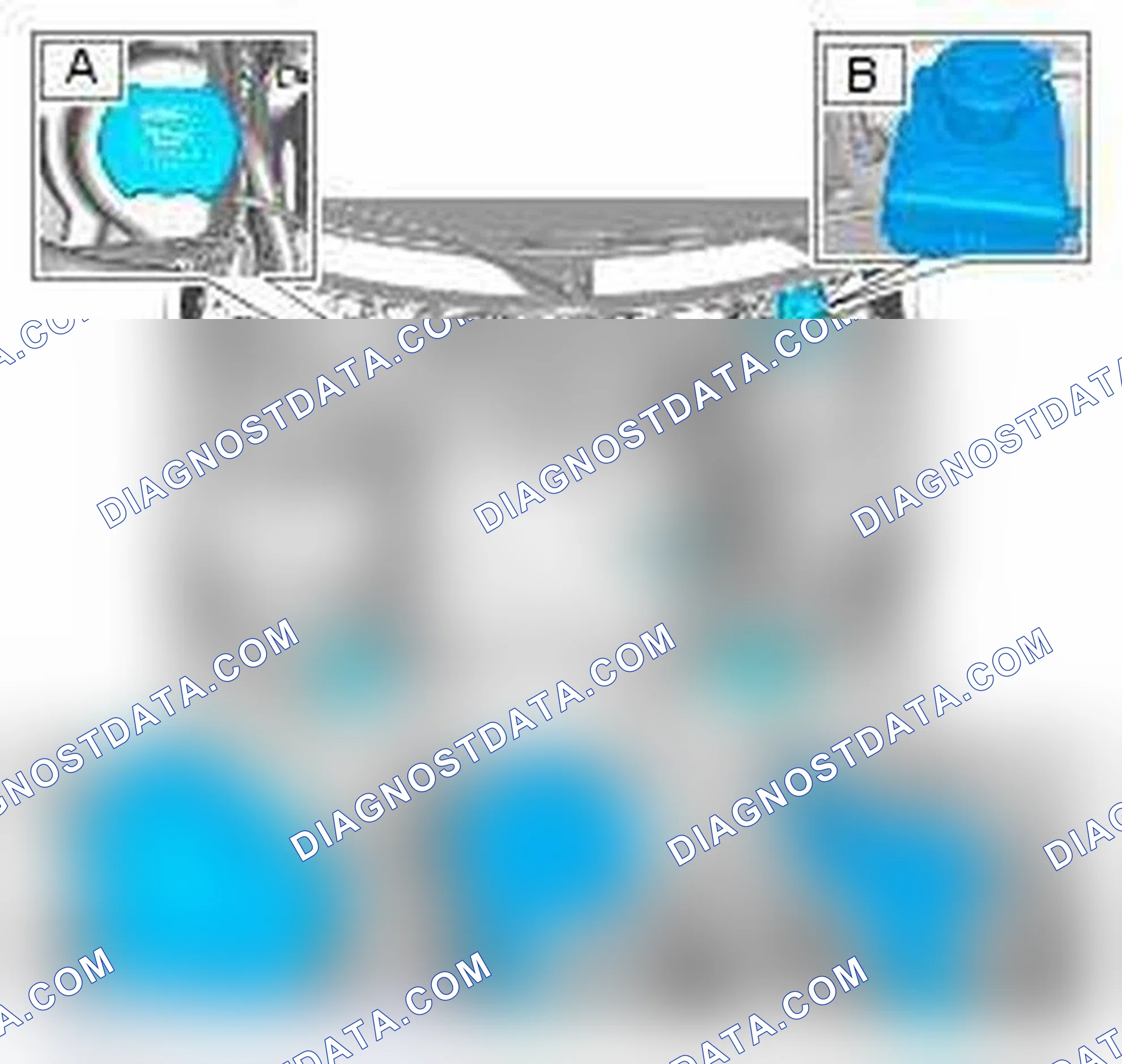 Scheme 1: UNDER HOOD (UNDERBONNET) VIEW - 5.0 LITER NA