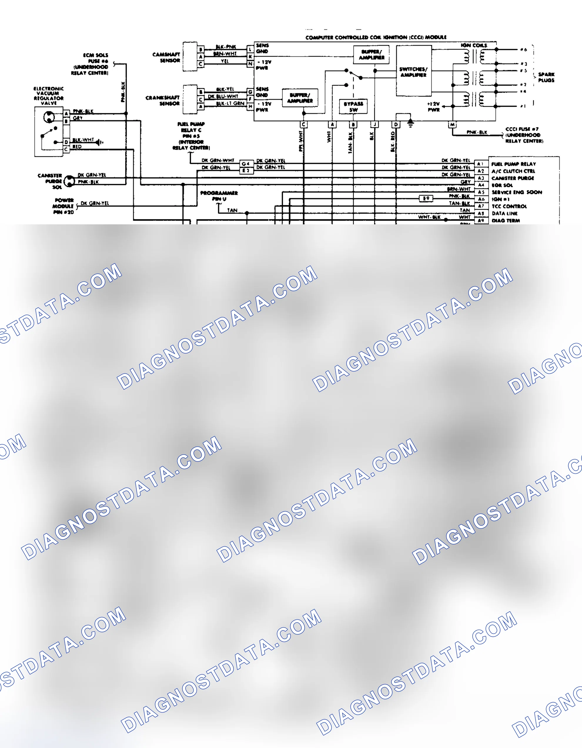 Scheme 40: Wiring Diagram: Riviera 3.8L PFI System