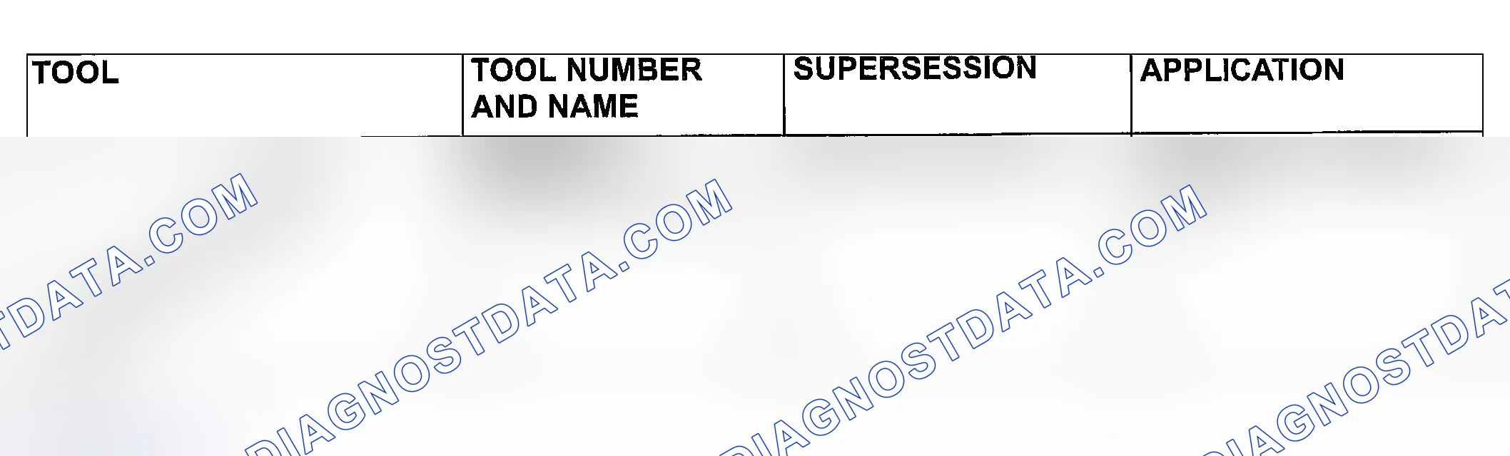 Scheme 71: SPECIAL TOOL