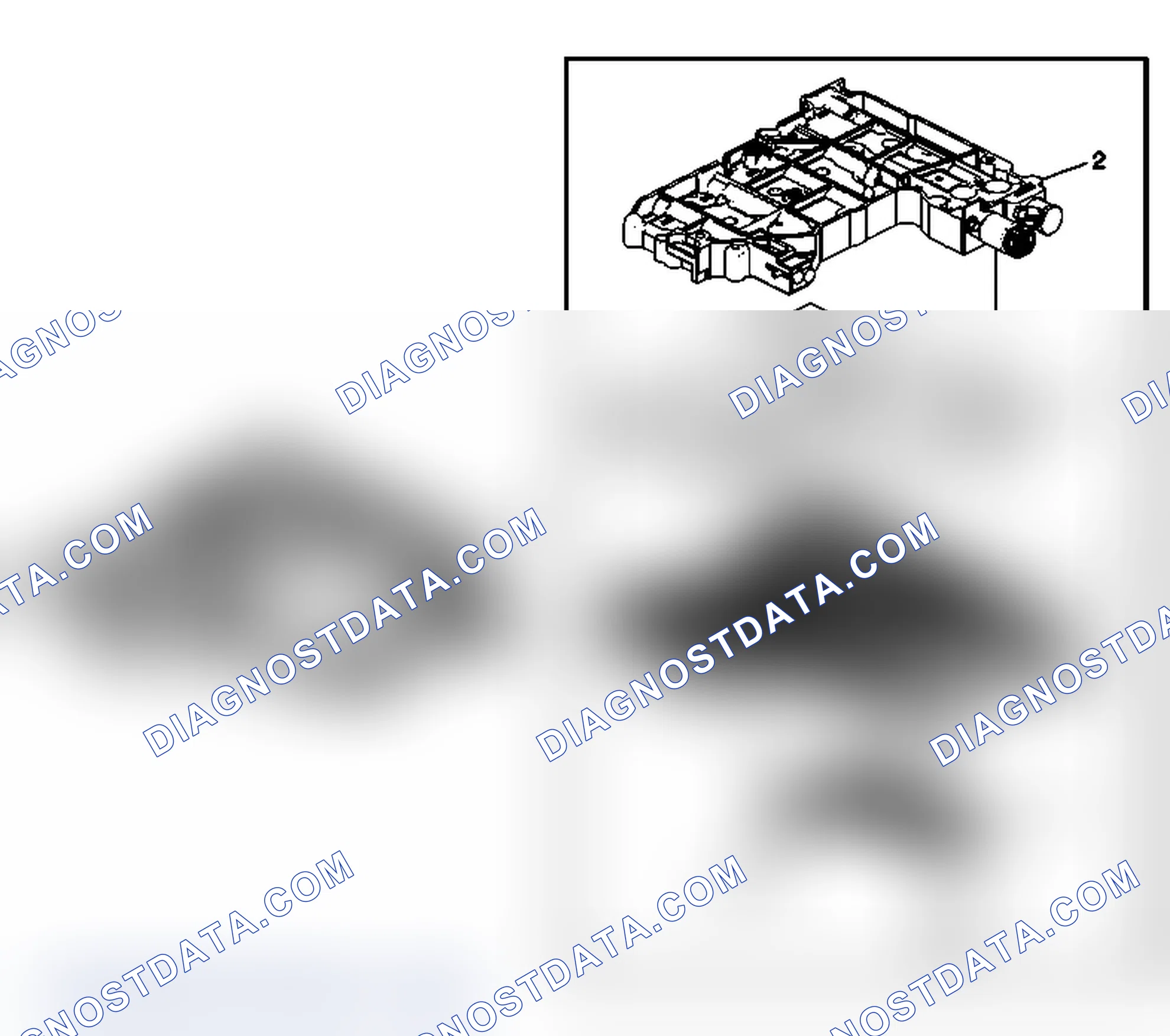 Scheme 528: Control Valve Body Assembly
