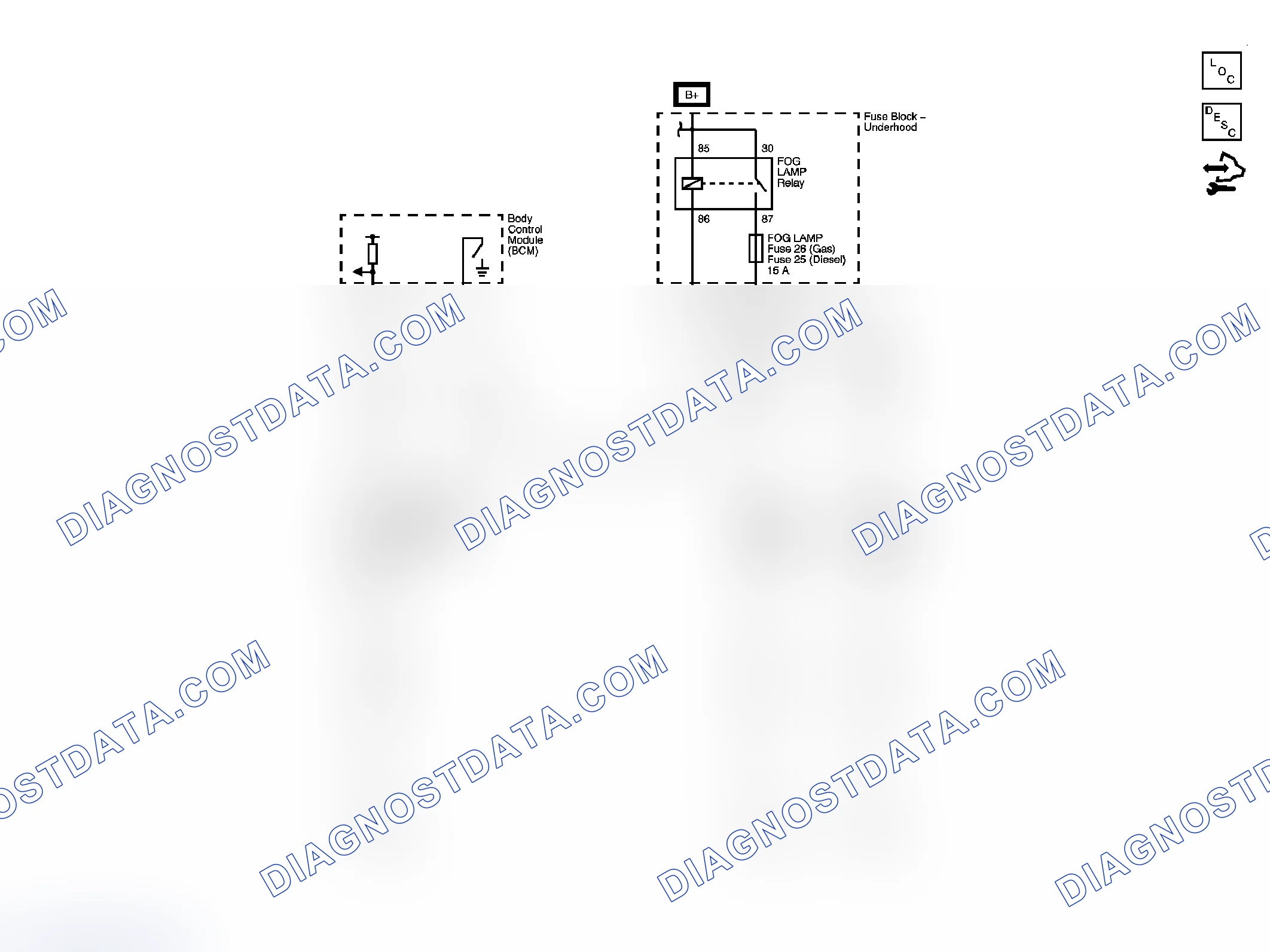 Scheme 4: Fog Lights Schematics