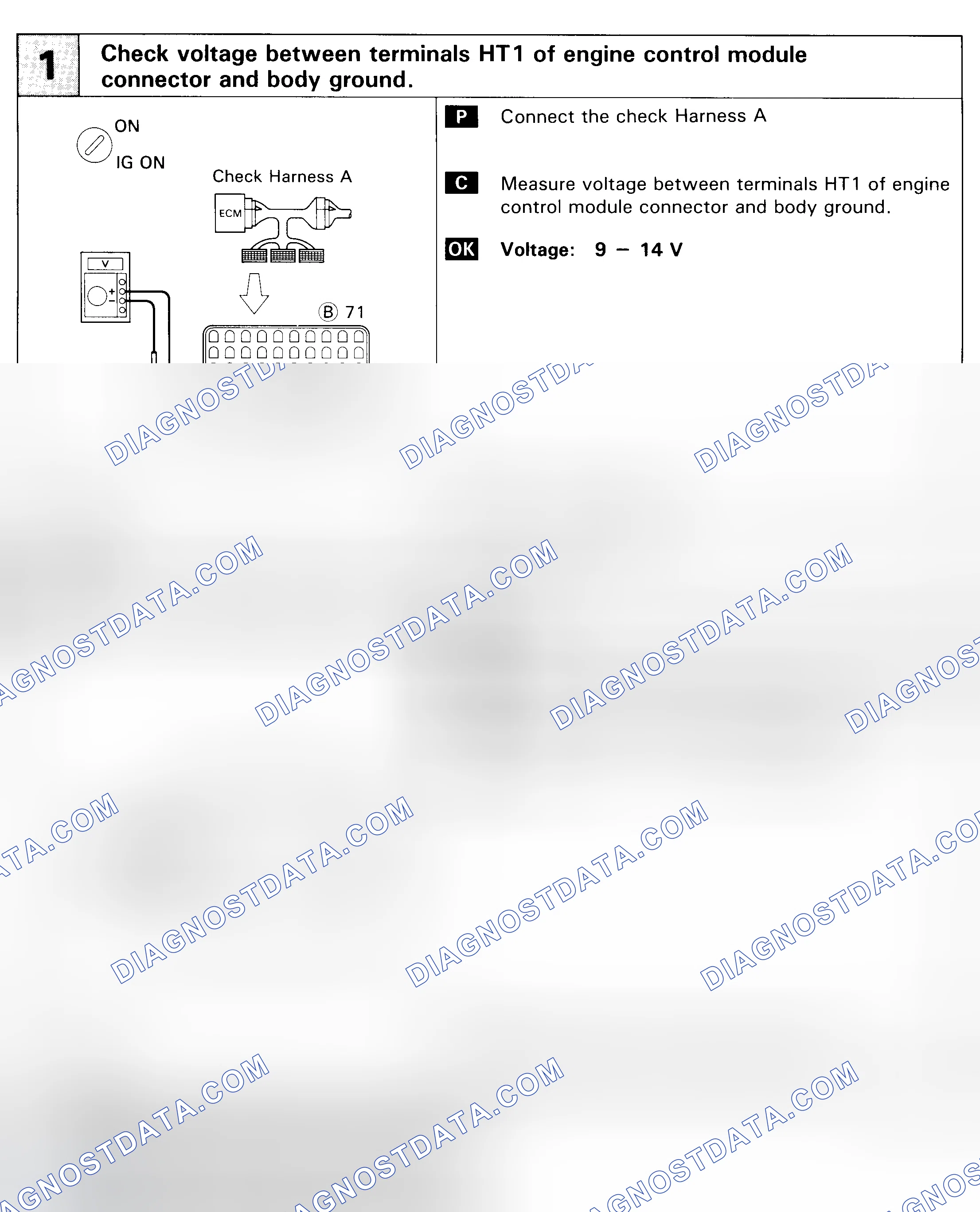 Scheme 135: DTC 21 - OXYGEN SENSOR SIGNAL