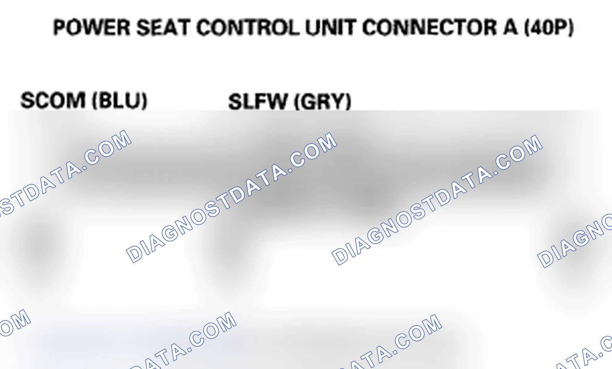 Scheme 70: DTC B1844: Power Seat Slide Switch Circuit Malfunction