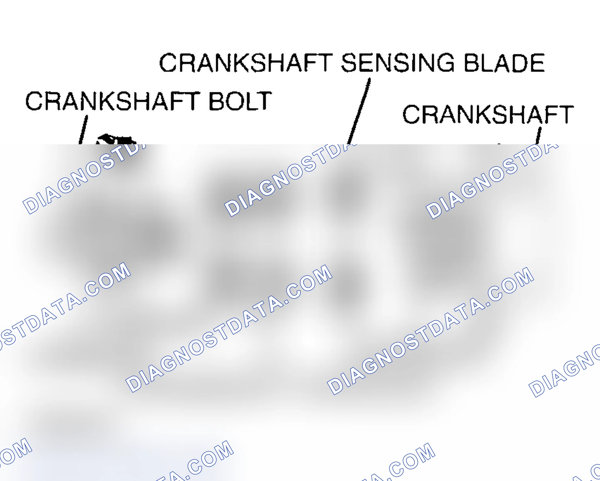 Scheme 937: >> I << CRANKSHAFT SENSING BLADE/CRANKSHAFT SPROCKET/CRANKSHAFT BOLT INSTALLATION