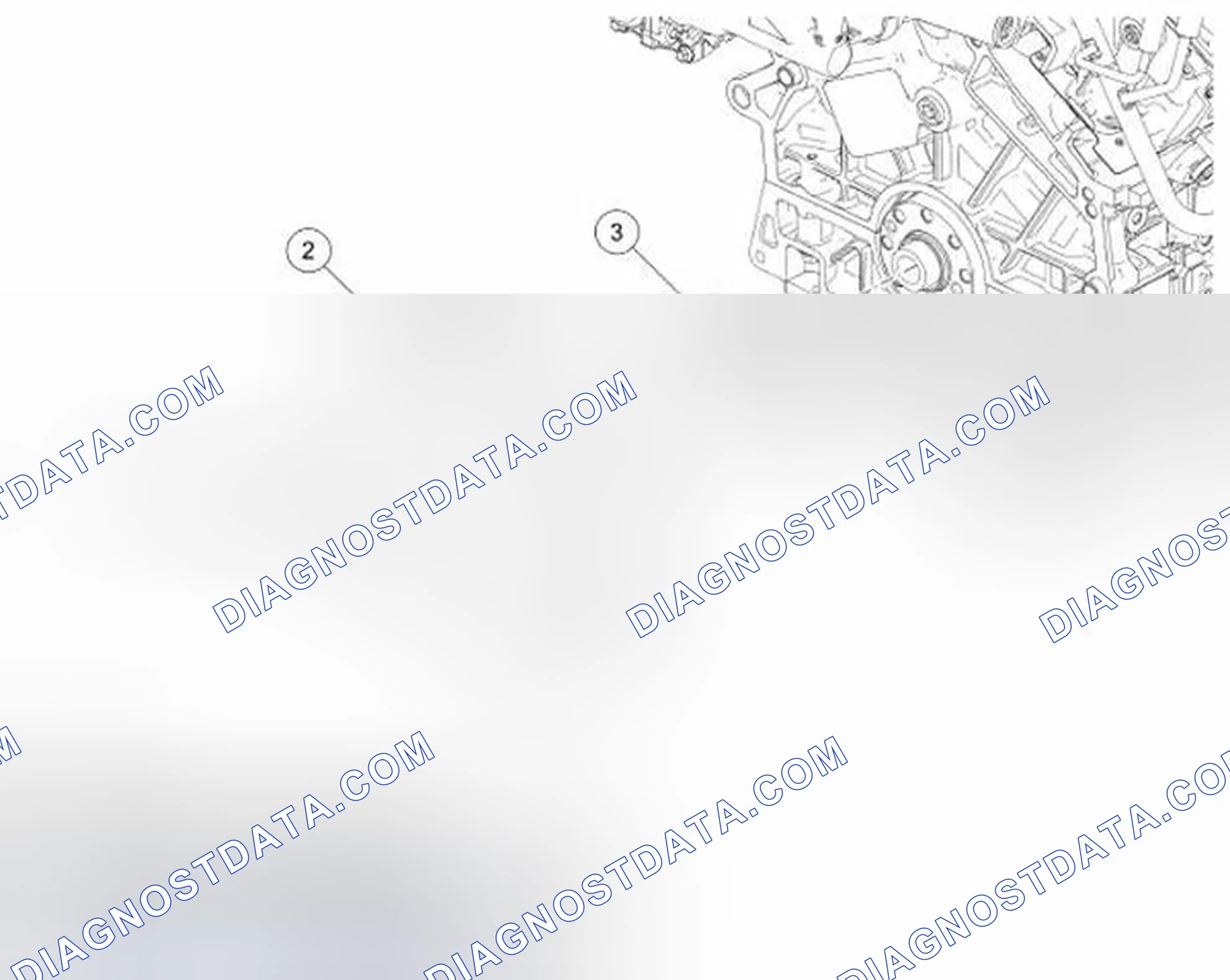 Scheme 7: Lower End Components - Exploded View, Flexplate and Crankshaft Rear Seal