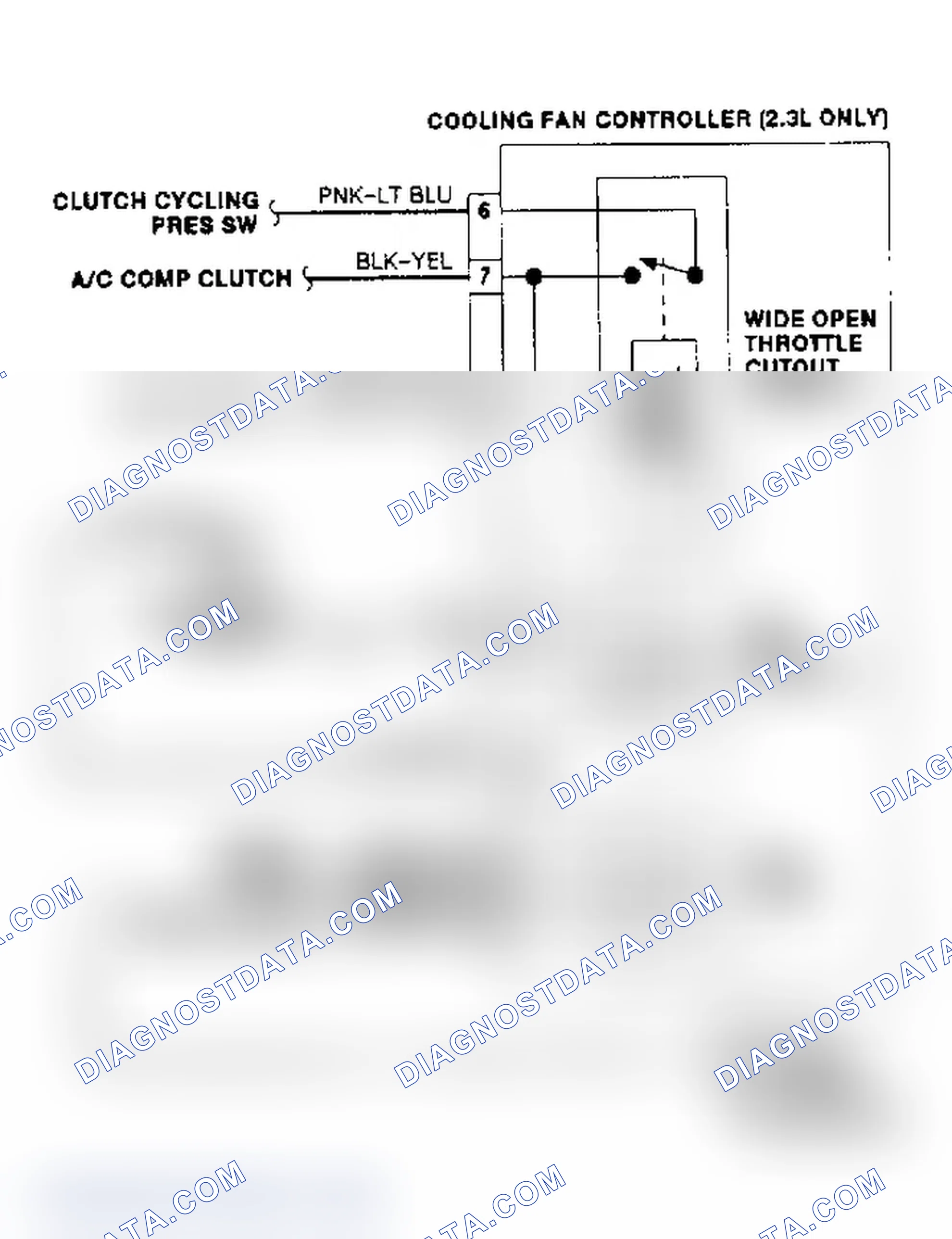 Scheme 30: 2.3L Wiring Diagram (With A/C)