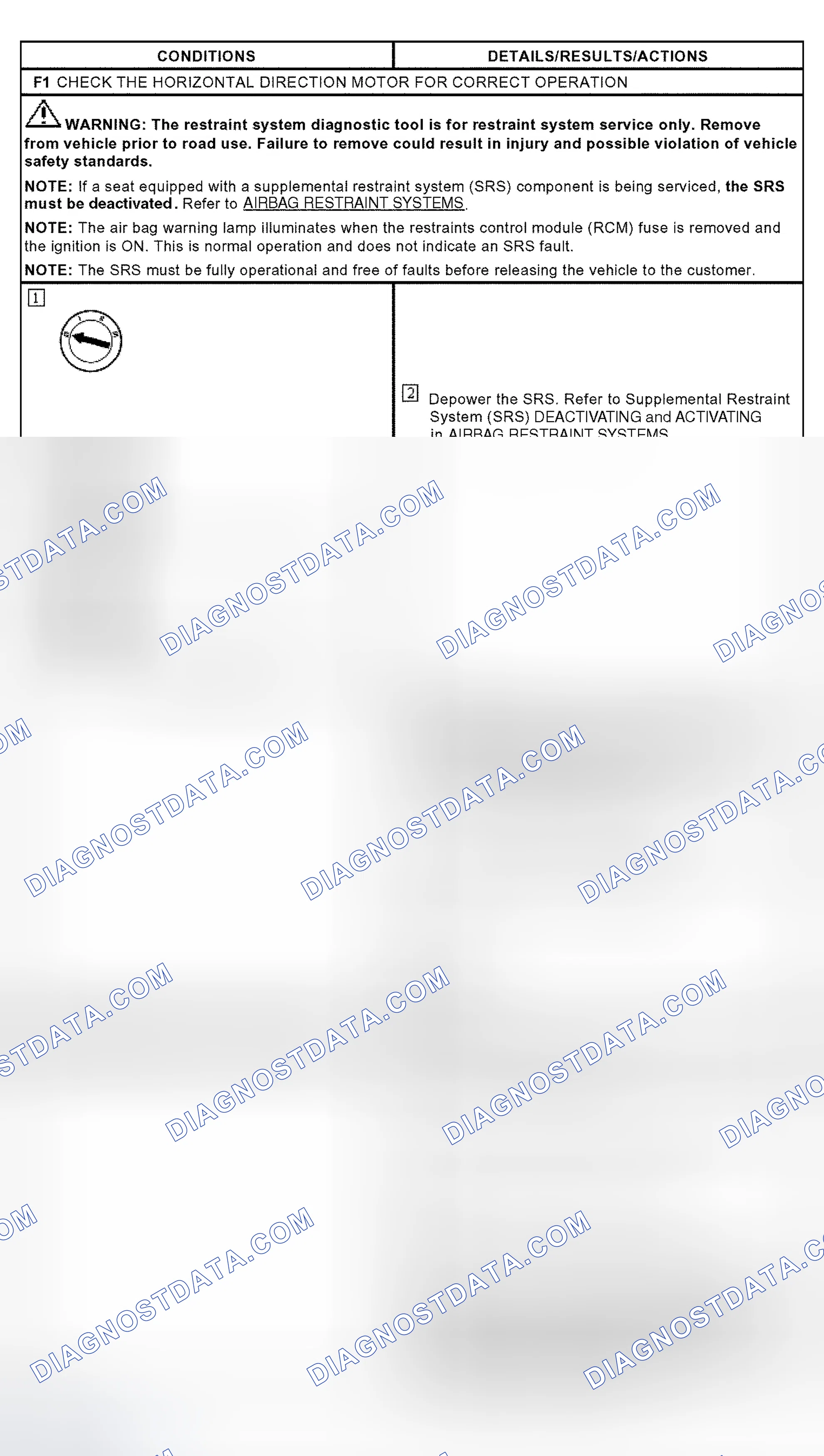 Scheme 75: PINPOINT TEST F: THE POWER SEAT DOES NOT MOVE HORIZONTALLY/VERTICALLY - DRIVER