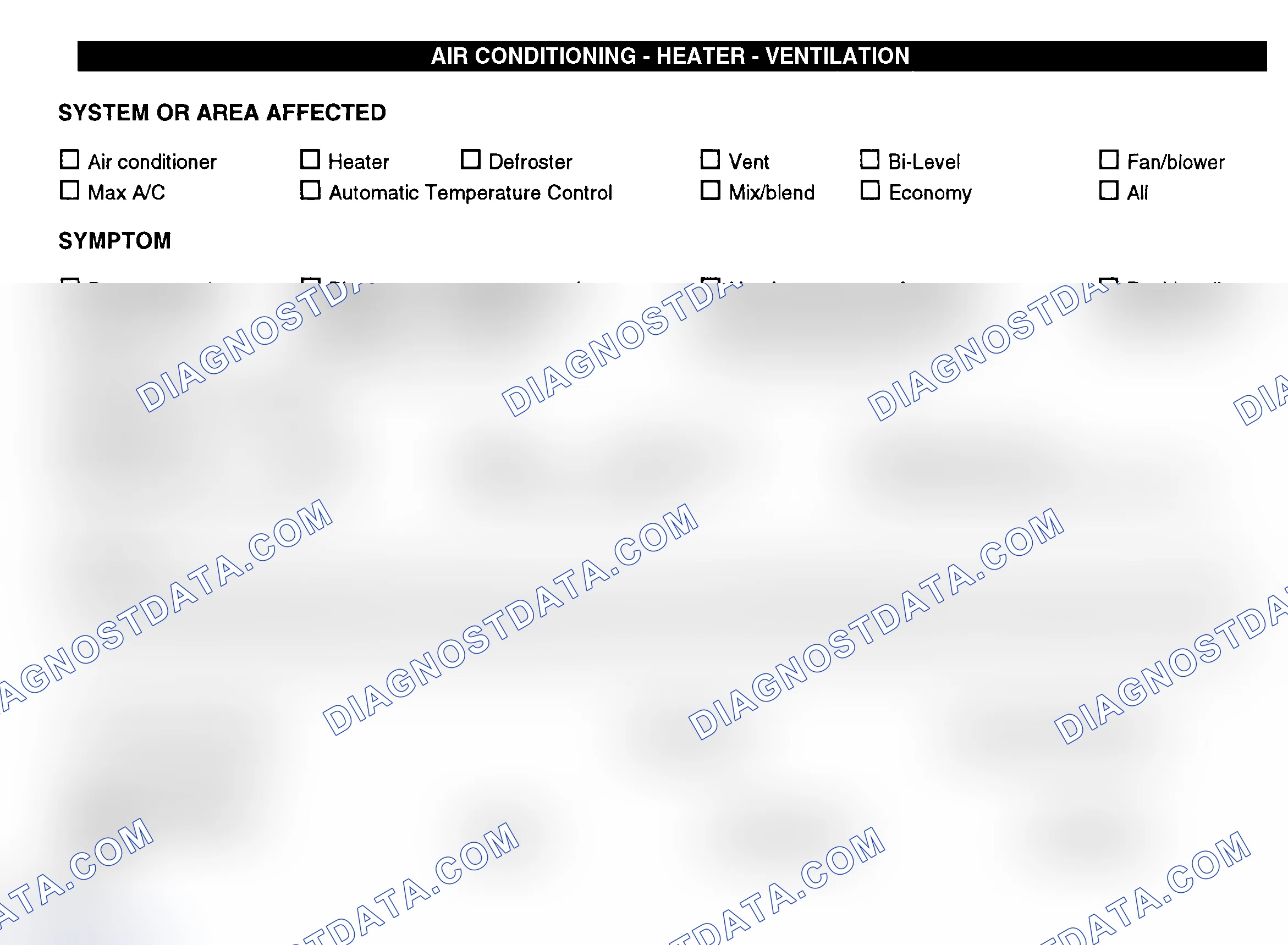 Scheme 8: Air Conditioning, Heater & Ventilation