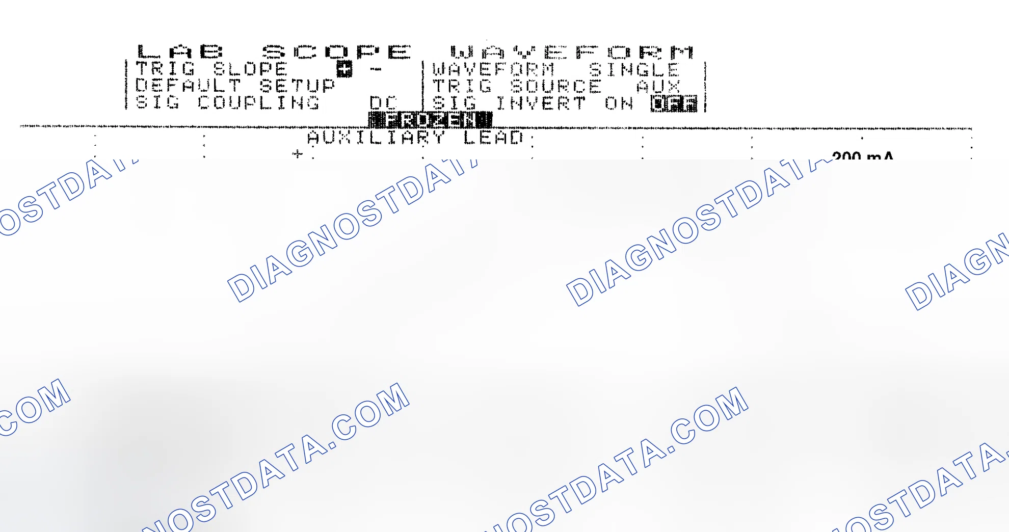 Scheme 13: Single Injector w/Normal Current Flow - Current Pattern
