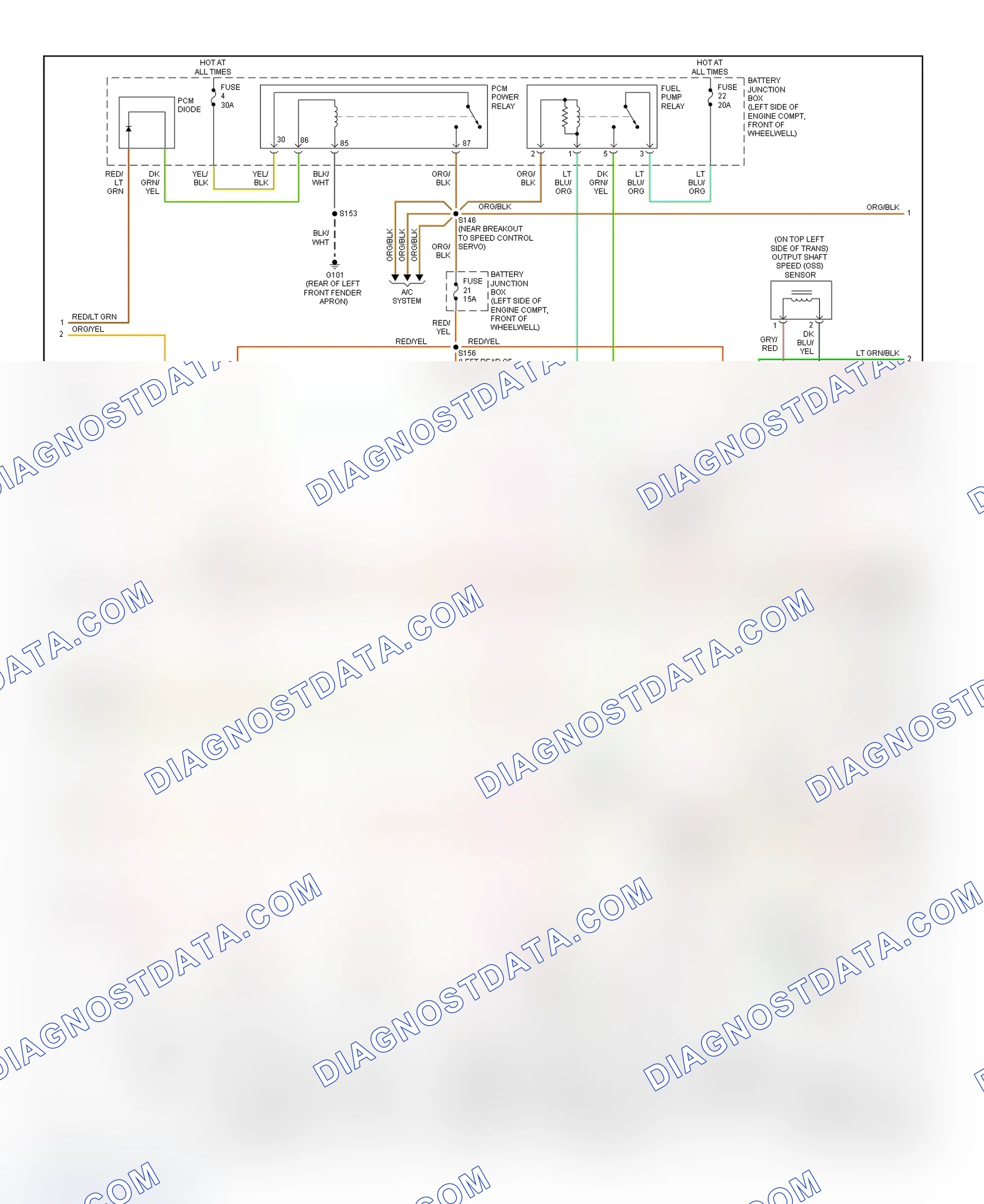 Scheme 175: PCM Wiring Diagram (Town Car - 4.6L - 2 Of 3)