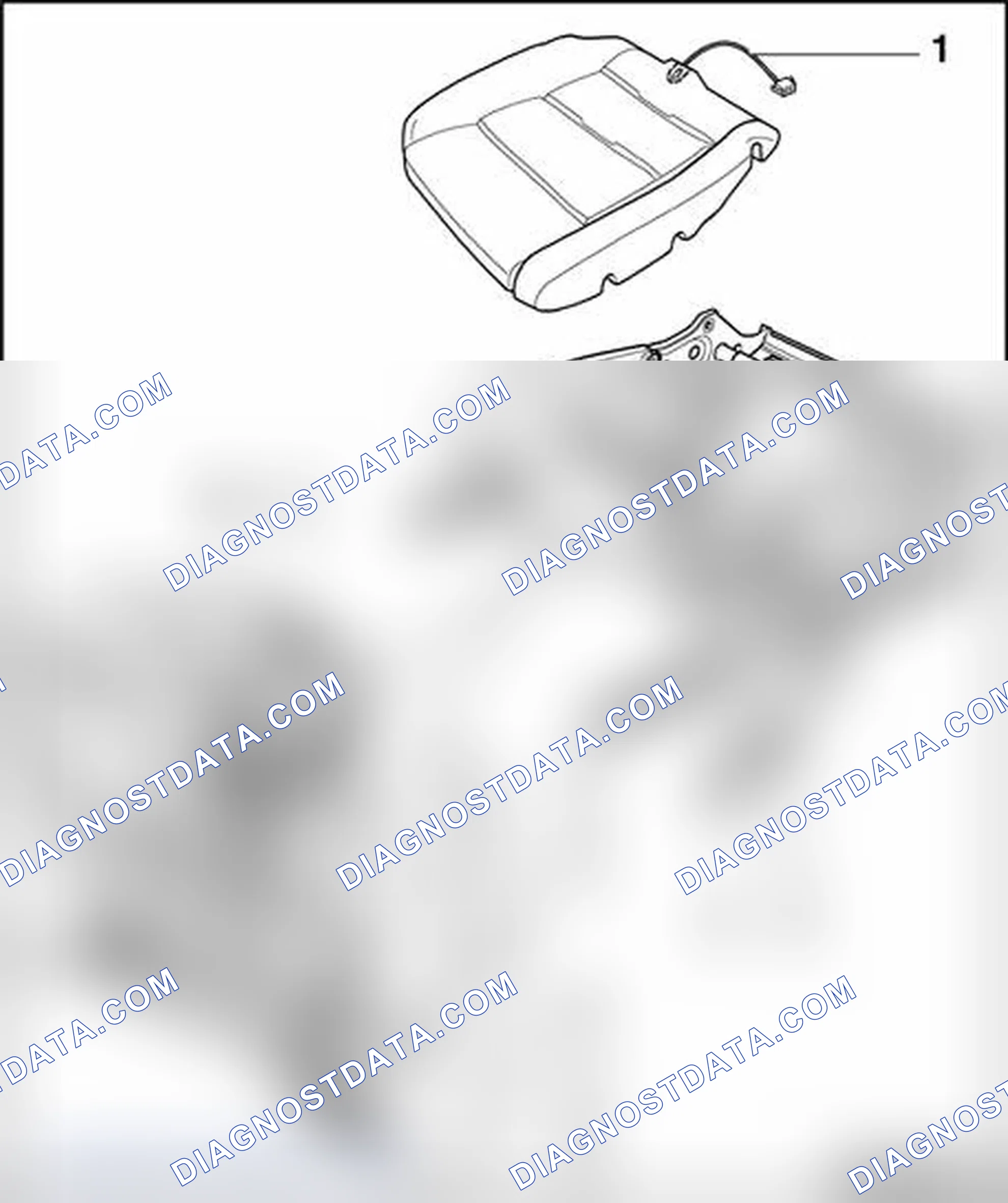 Scheme 243: Seat wiring assignment
